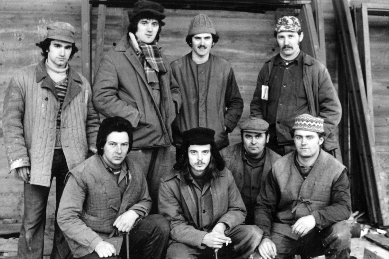 1981, Középületépítő Vállalat - Kreszán Albert - Koczka András - Kemecsei József, Fortepan #238107