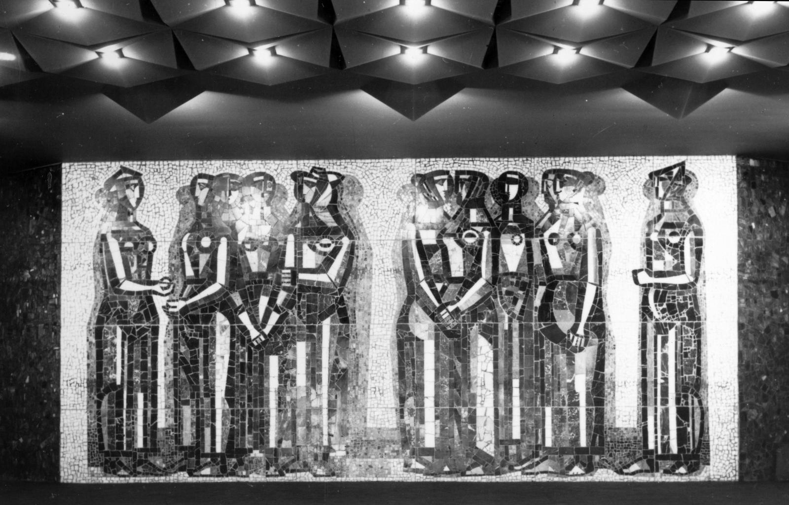 1970, Középületépítő Vállalat - Kreszán Albert - Koczka András - Kemecsei József, Fortepan #238622