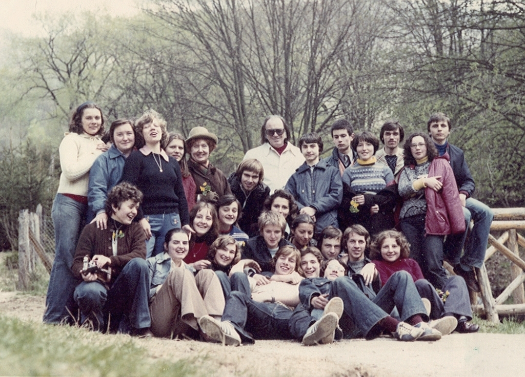 1976, Domonkos Éva, colorful, excursion, tableau, Fortepan #24241