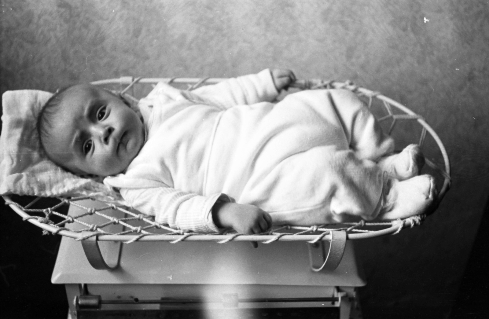 1960, Szánthó Zoltán, newborn, Fortepan #24430
