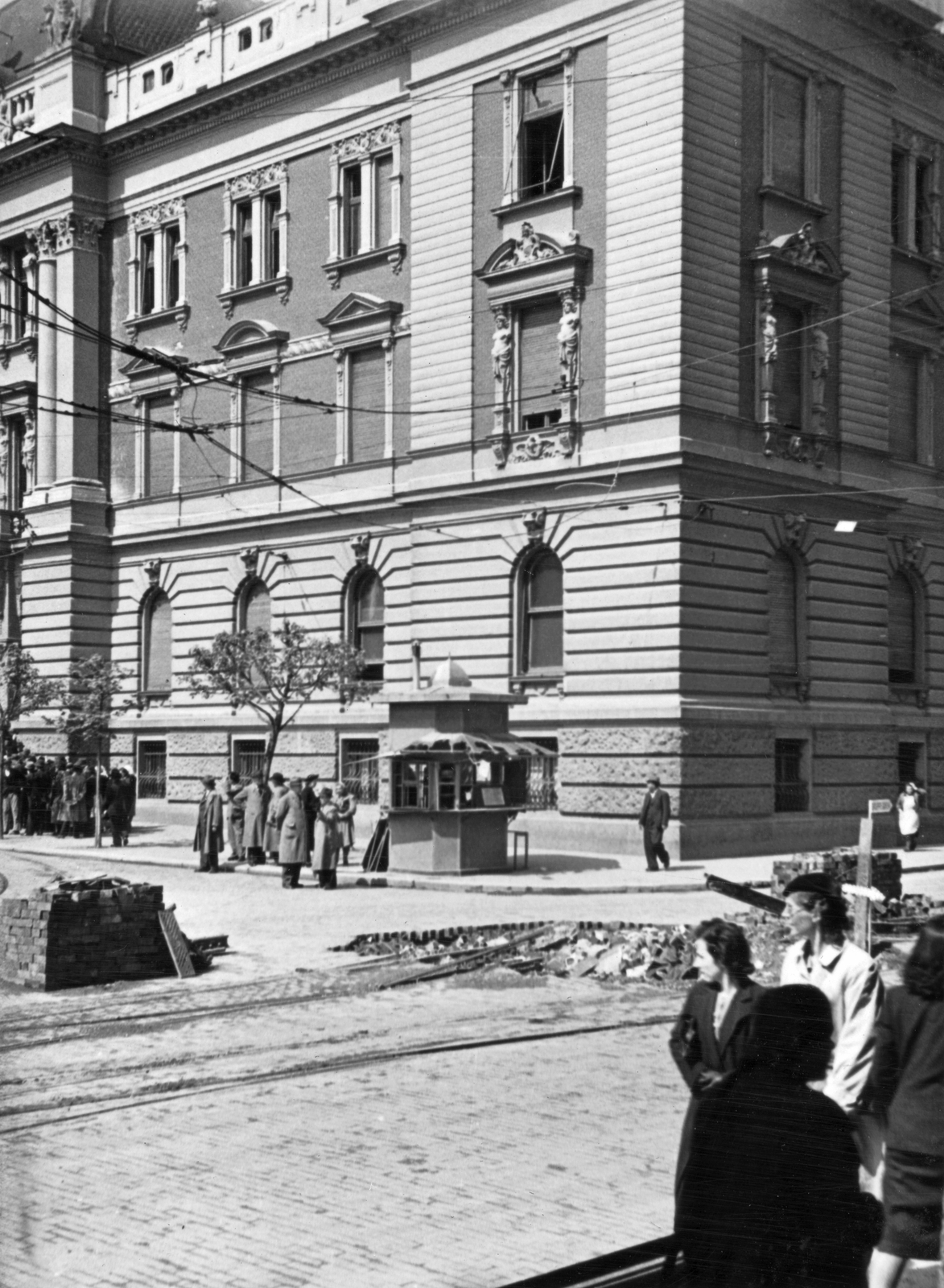 Szerbia, Belgrád, Nemzeti Múzeum., 1941, Martin Djemil, múzeum, Andra Stevanović-terv, Nikola Nestorović-terv, Fortepan #24644