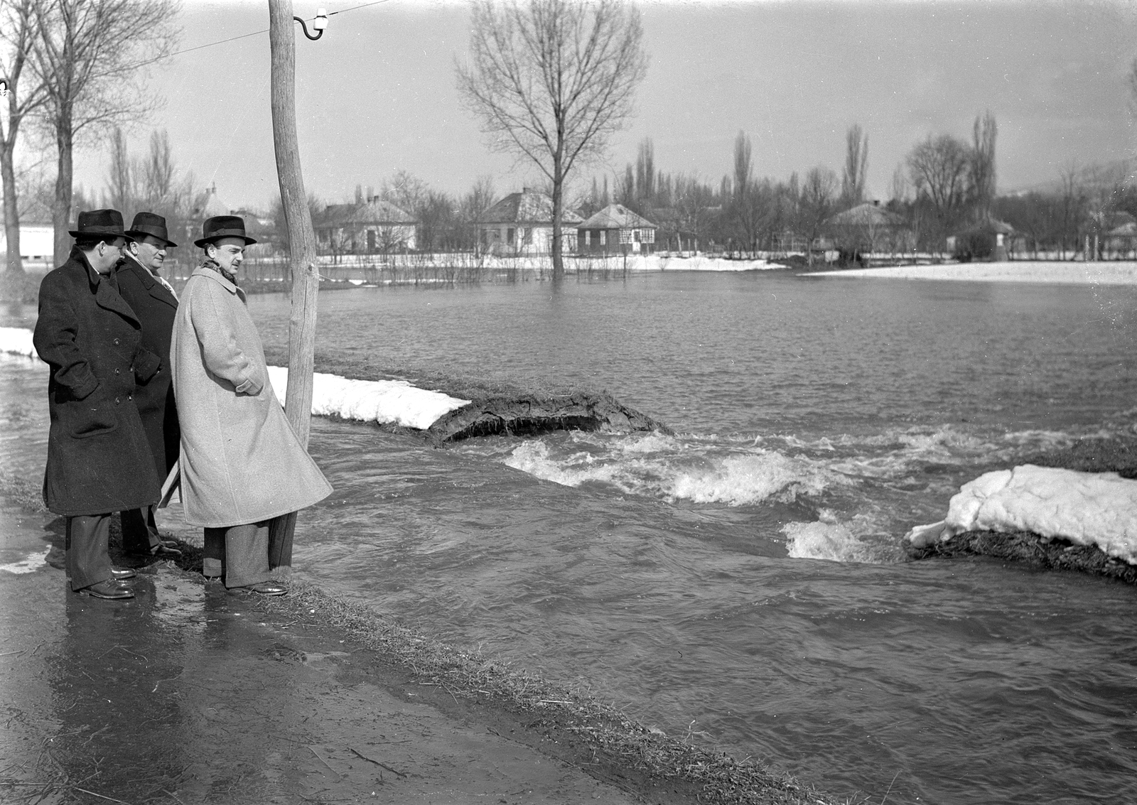 1940, Vass Károly, flood, Fortepan #24743