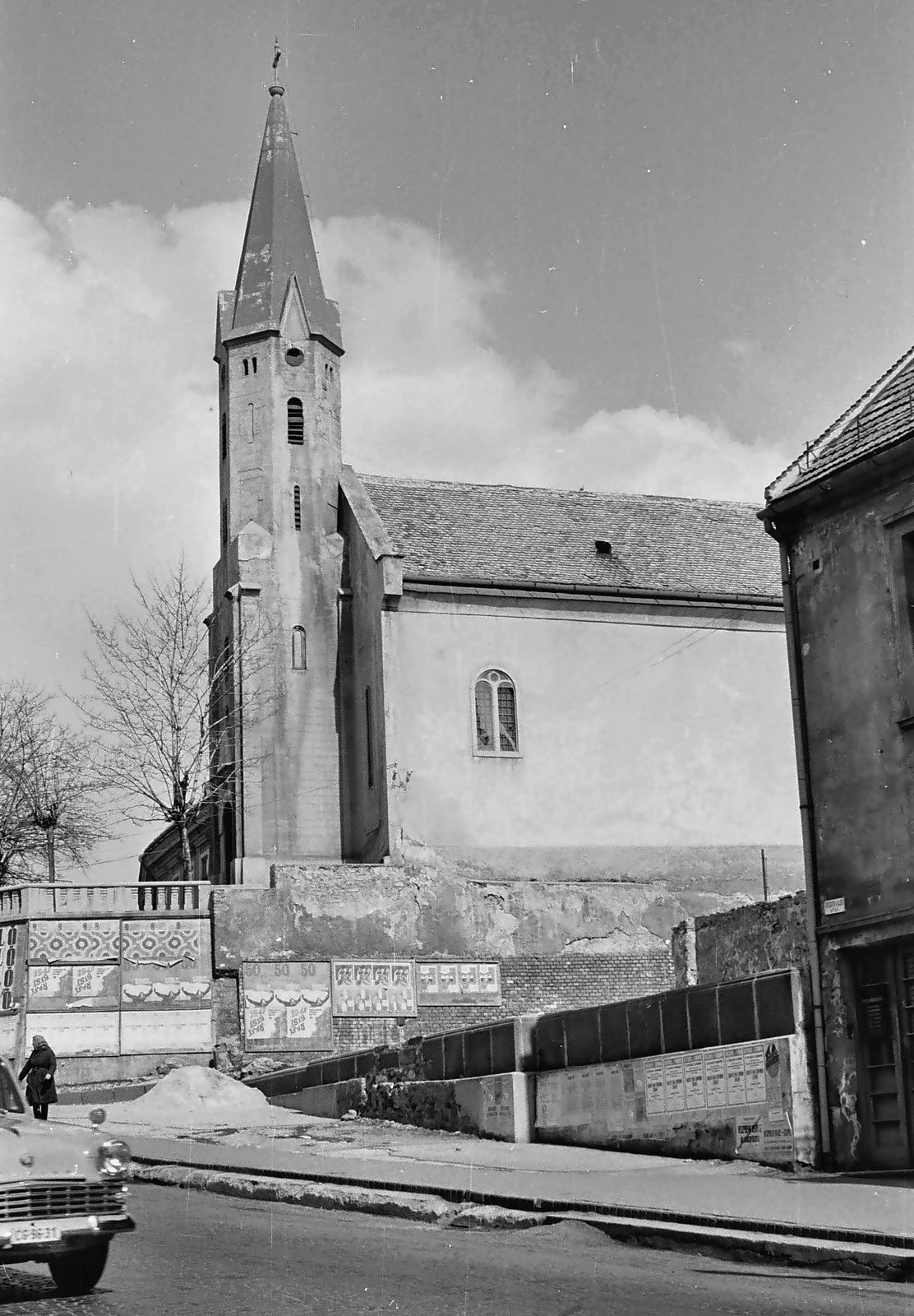 Magyarország, Veszprém, Kossuth utca, Evangélikus templom., 1969, Tóth Károly dr, templom, Fortepan #24963