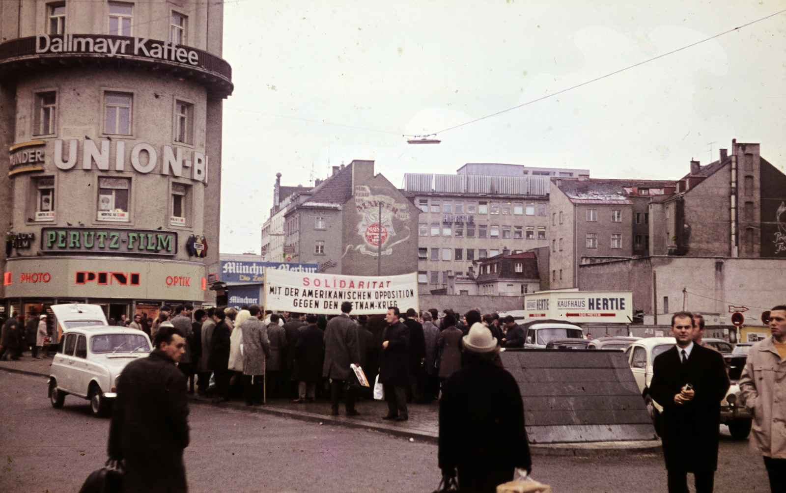 Germany, Munich, Bayerstrasse a Karlsplatz felől nézve., 1968, Pozsgay Eszter, colorful, FRG, Fortepan #250097
