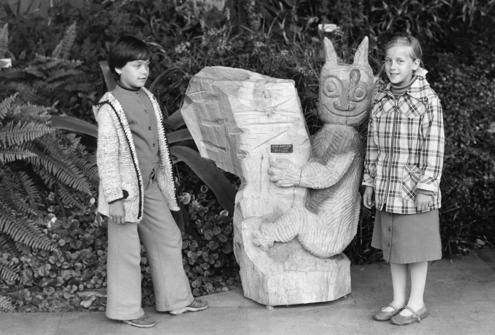 1978, Sóti Ákos, sculpture, kids, Fortepan #250220