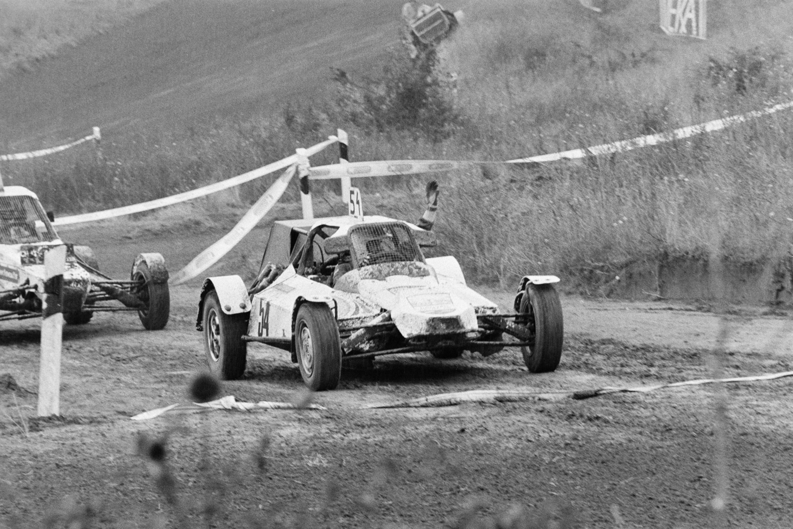 Hungary, Pécel, autocrosspálya, Autocross EB futam., 1989, Vimola Károly, car race, Fortepan #250344