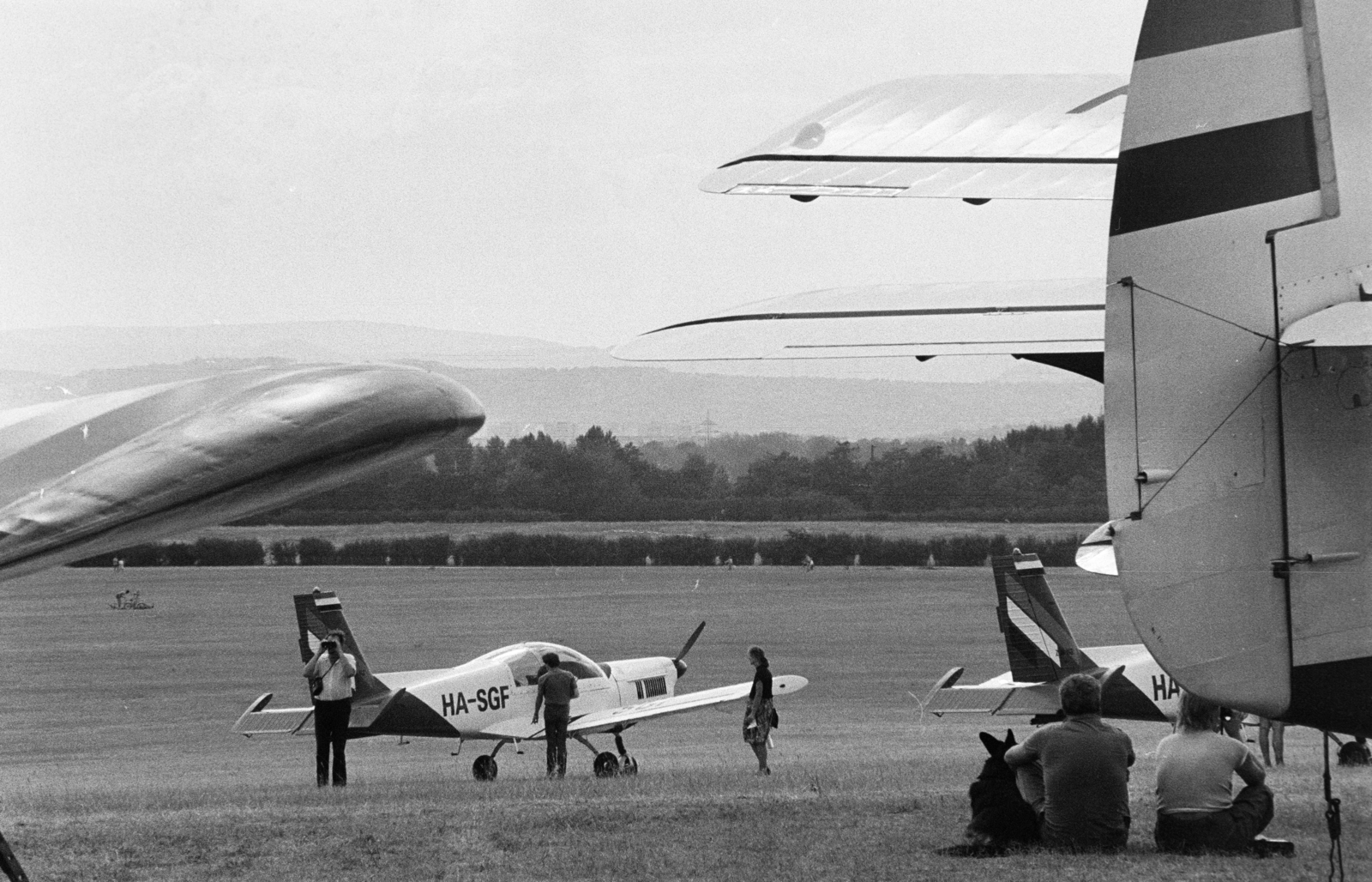 Hungary, Dunakeszi, repülőtér. A felvétel 3. motoros könnyűrepülőgép világbajnokság idején készült., 1990, Vimola Károly, airplane, Zlin-brand, Fortepan #250378