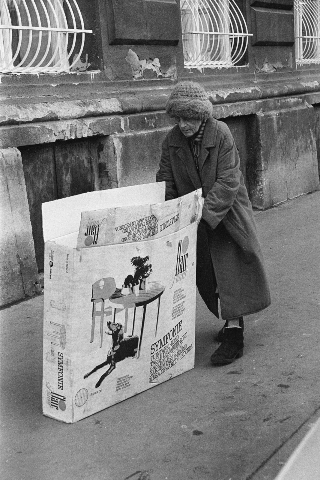 1988, Vimola Károly, woman, shopping, old person, Fortepan #250466