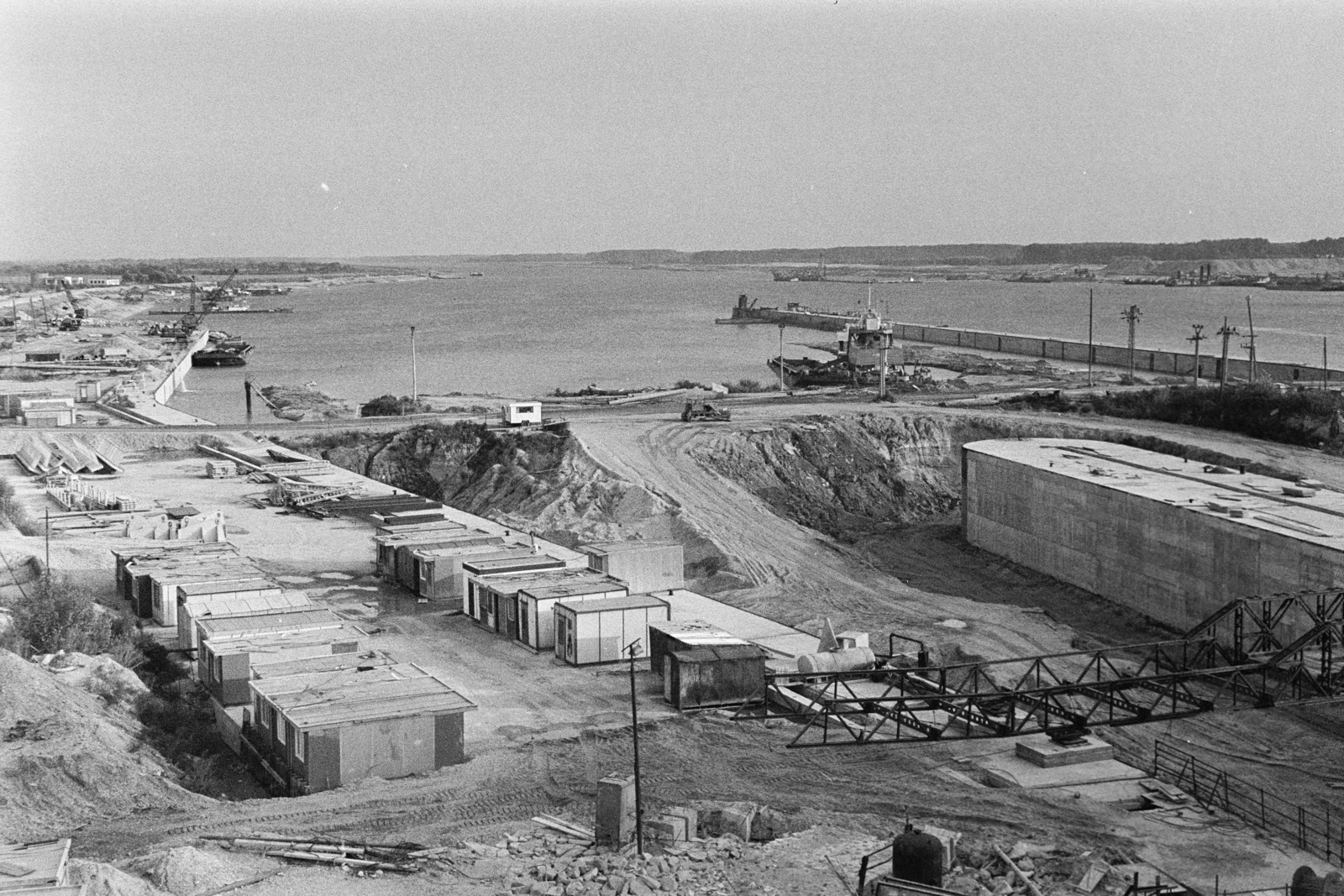 Slovakia, a felvétel a vízlépcső építésekor készült., 1988, Vimola Károly, regime change, Fortepan #250505