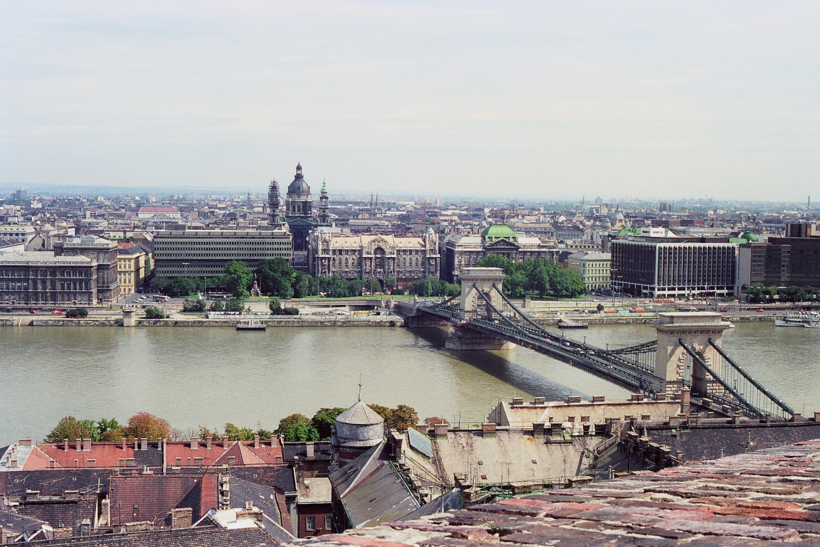 Hungary, Budapest I., kilátás a Magyar asszonyok bástyájáról., 1987, Tóth Károly dr, Budapest, Fortepan #25067