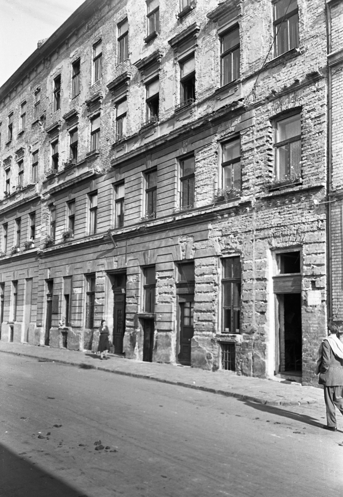 Hungary, Budapest IX., Sobieski János utca, szemben a 3-as számú ház., 1957, FŐMTERV, Budapest, house number sign, Fortepan #251108