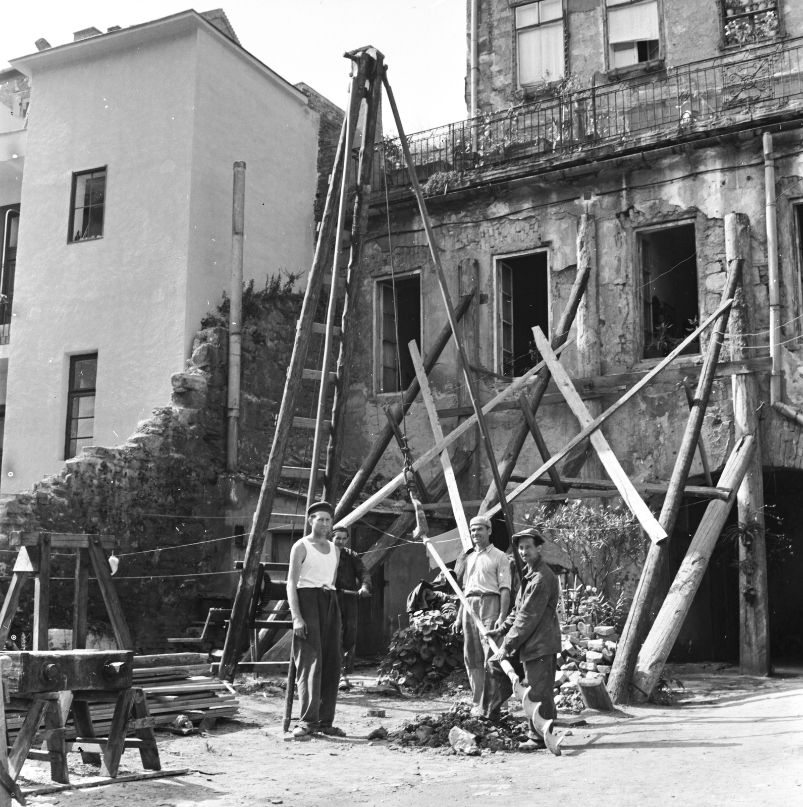 1960, FŐMTERV, Domonkos Endre, földfúró, Fortepan #251373