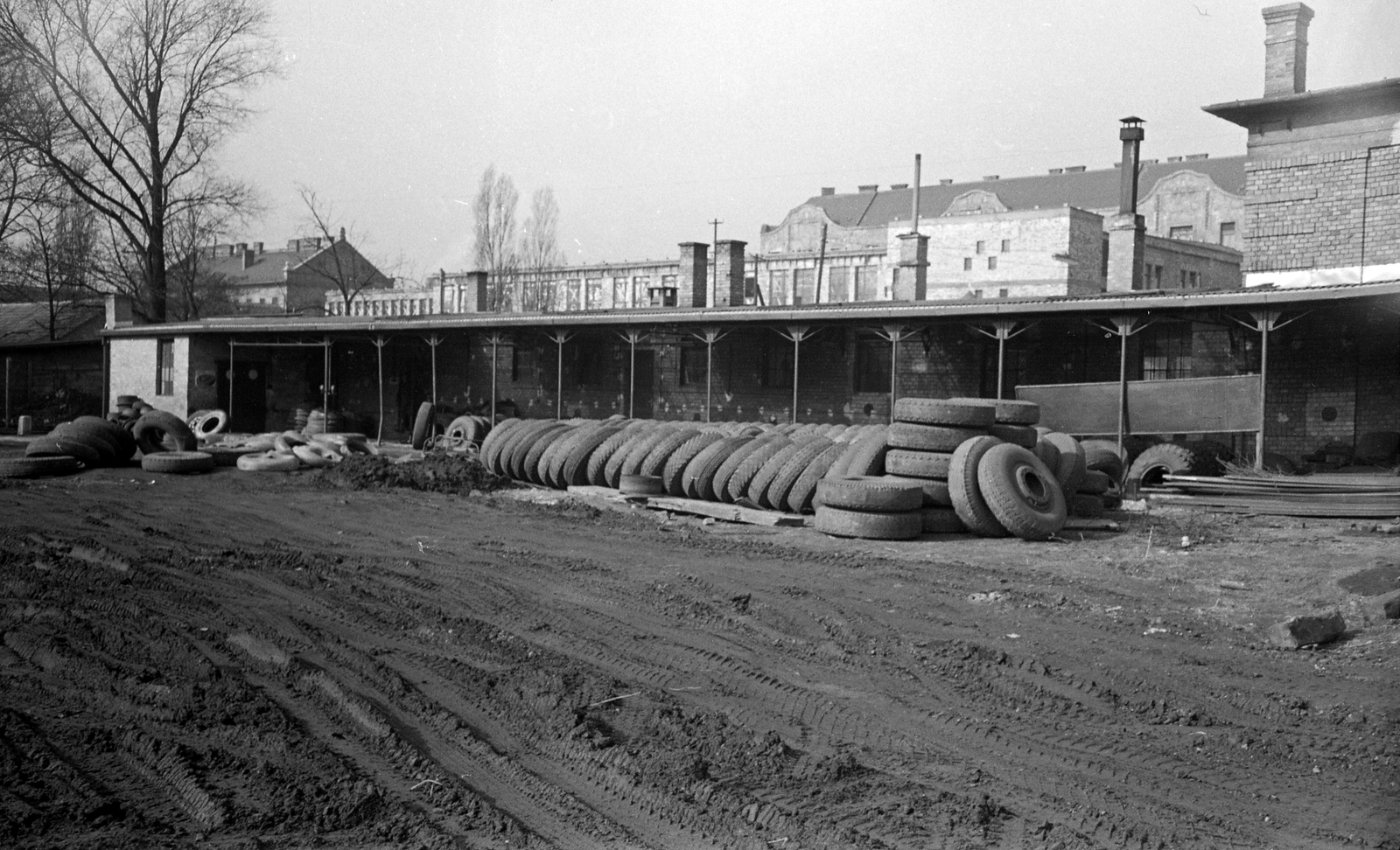 Magyarország, Budapest VIII., Korányi Sándor utca 3., Mező Imre garázs., 1961, FŐMTERV, Domonkos Endre, Budapest, Fortepan #251444