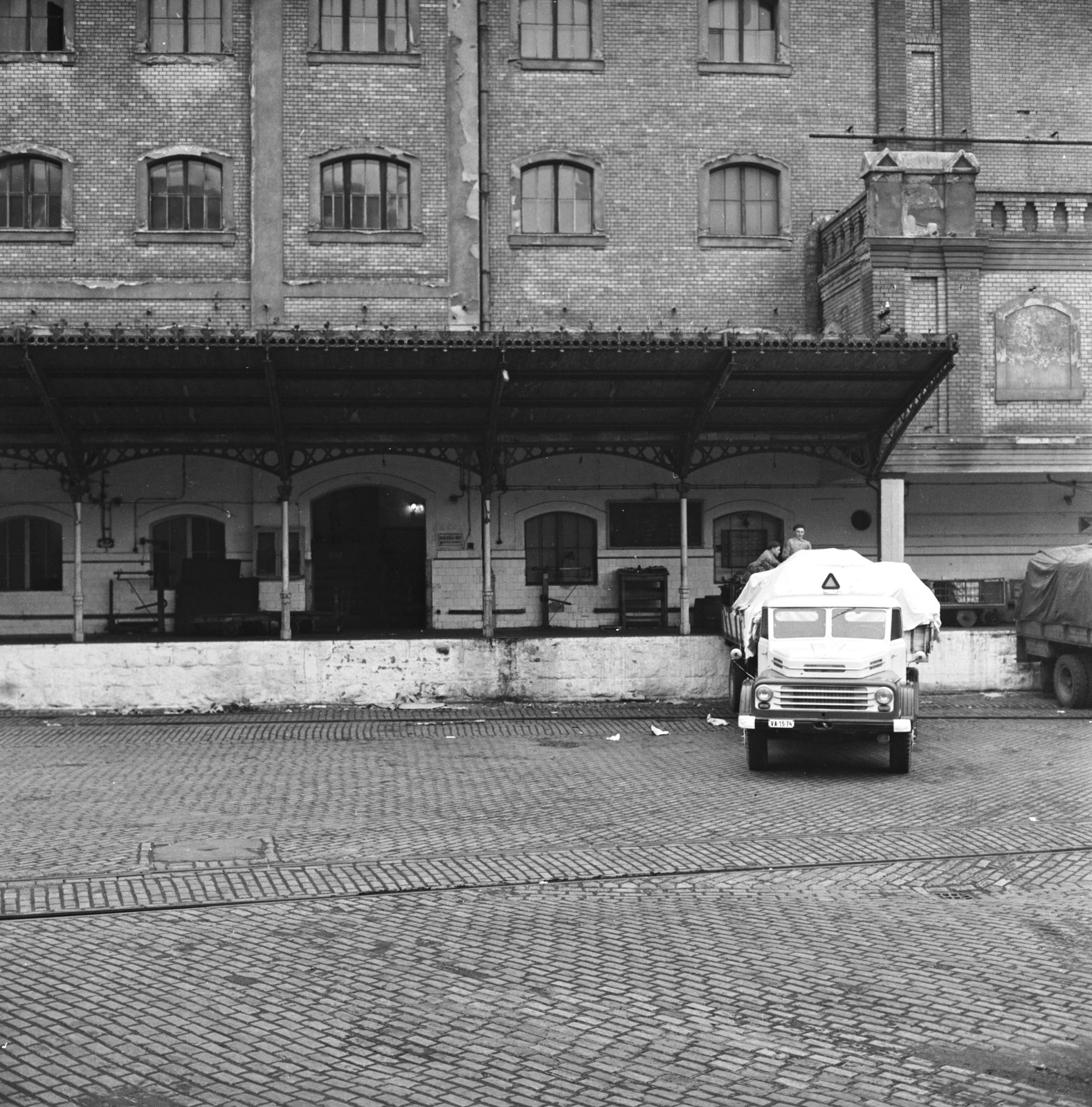 Hungary, Budapest IX., Tóth Kálmán utca 8-10., Hűtő­ipari Országos Vállalat Budapesti Hűtőháza, 1962, FŐMTERV, Budapest, Fortepan #251648