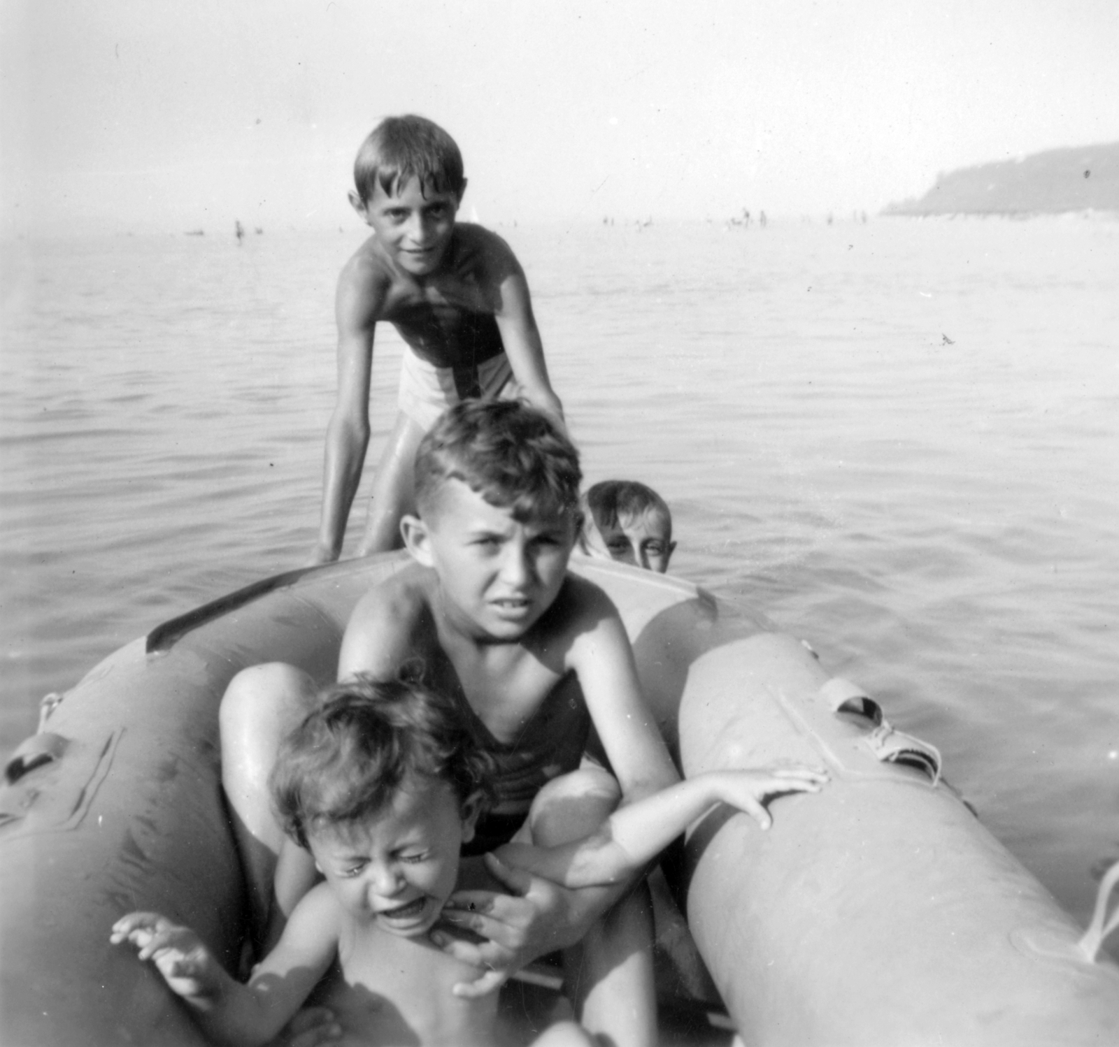 1961, Fortepan, tableau, Baby boat, Fortepan #25195