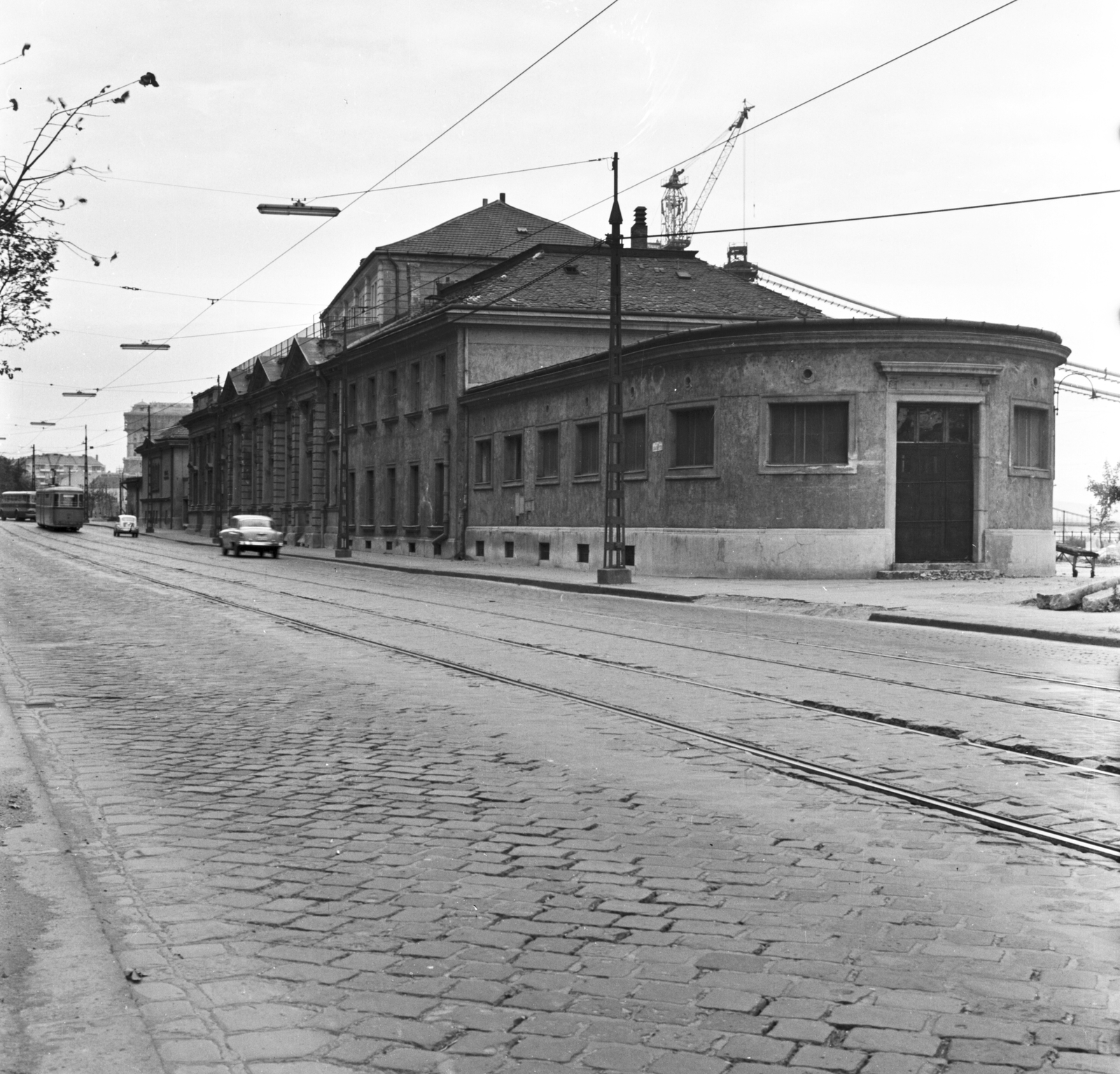 Hungary, Budapest I., Szent Gellért rakpart, Rudas fürdő., 1963, FŐMTERV, Budapest, Fortepan #251961