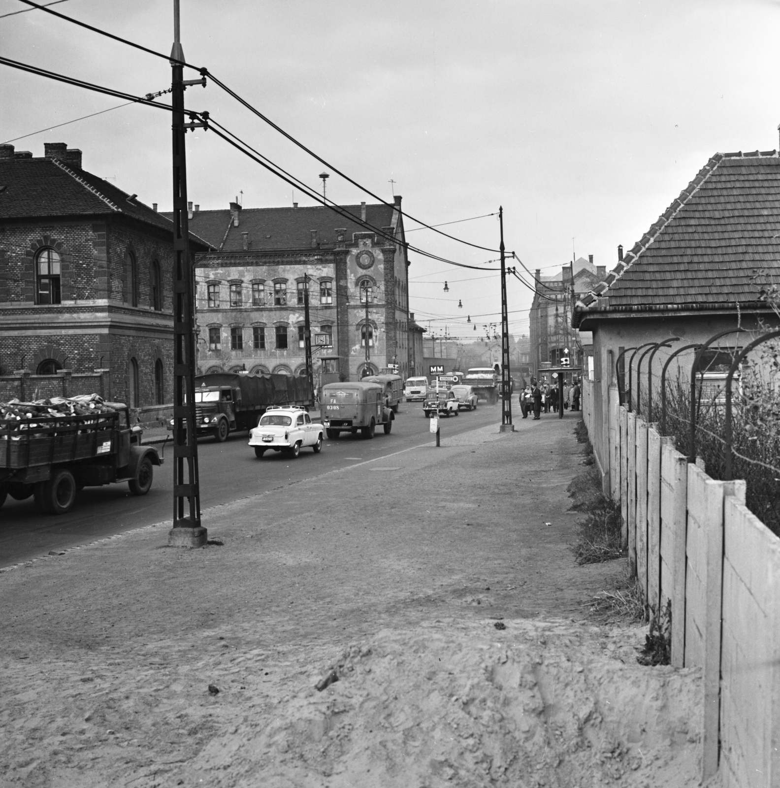 Hungary, Budapest VIII.,Budapest X., Könyves Kálmán körút, szemben a Kőbányai út kereszteződése., 1963, FŐMTERV, Budapest, Fortepan #252007