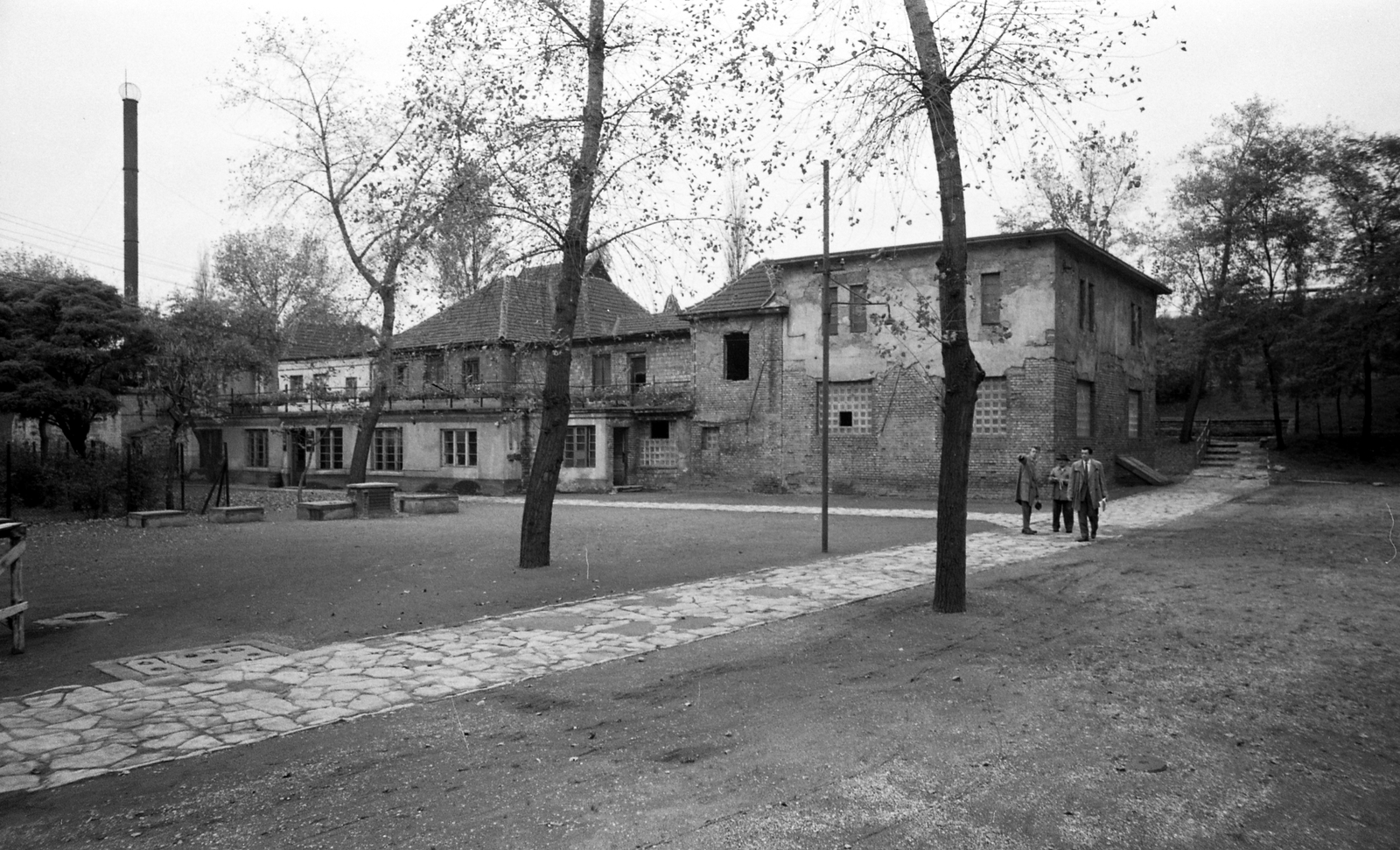 Hungary, Budapest XX., Vízisport utca 2., Pesterzsébeti Jódos-Sós Gyógy- és Strandfürdő., 1963, FŐMTERV, Budapest, Fortepan #252029