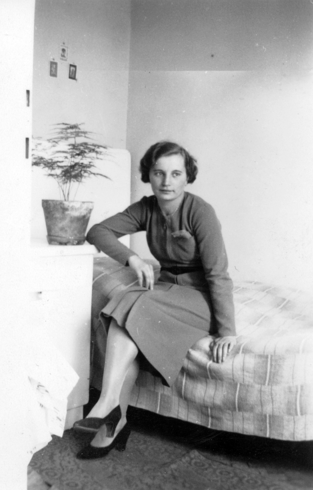 1947, Fortepan, portré, hölgy, Fortepan #25224