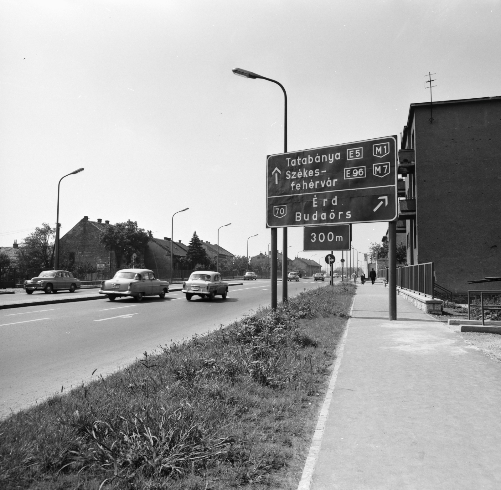 Hungary, Budapest XI., Budaörsi út a Rahó utca felől az Osztapenko felé nézve., 1966, FŐMTERV, Budapest, Fortepan #252264