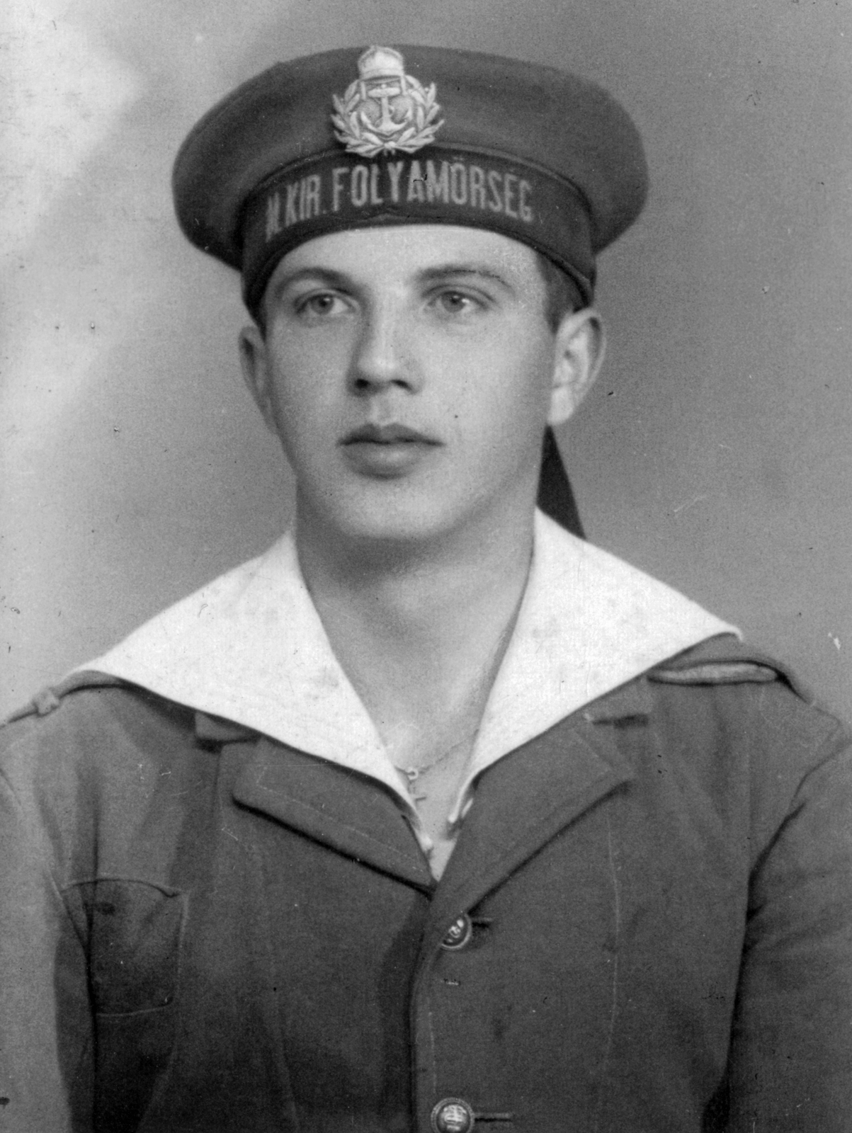 1930, Fortepan, portrait, sailor, uniform, man, river guard, Fortepan #25244