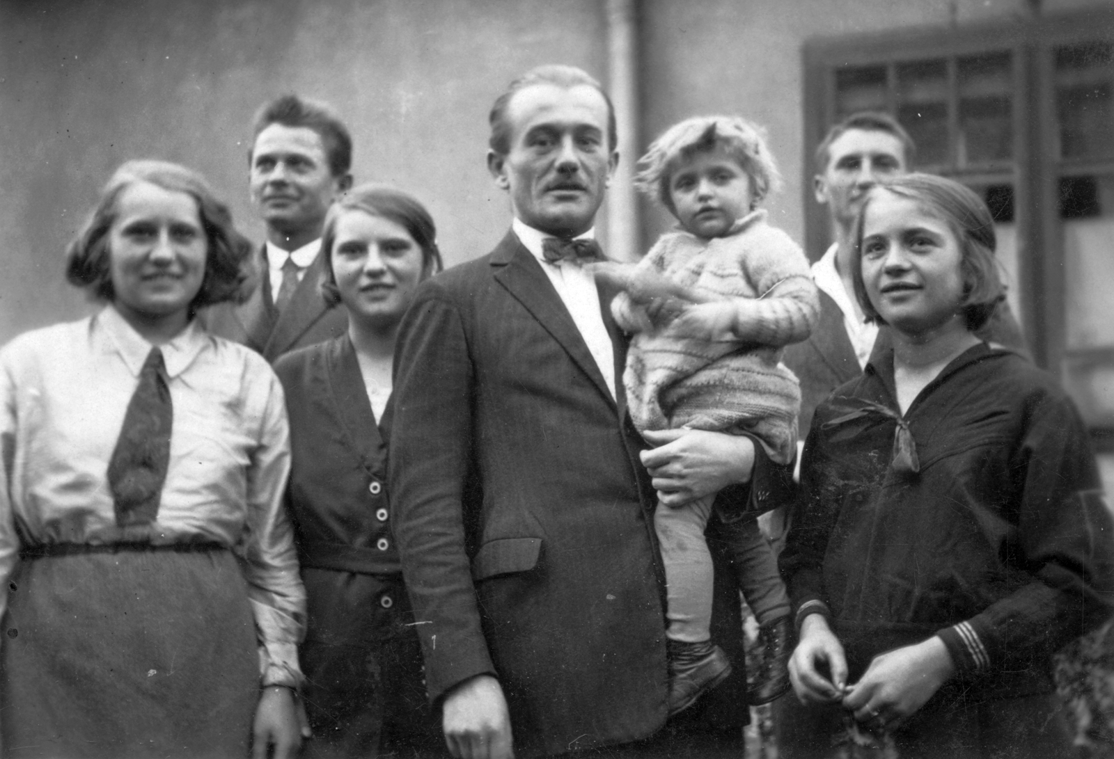 1934, Fortepan, tableau, women, men, kids, Fortepan #25251