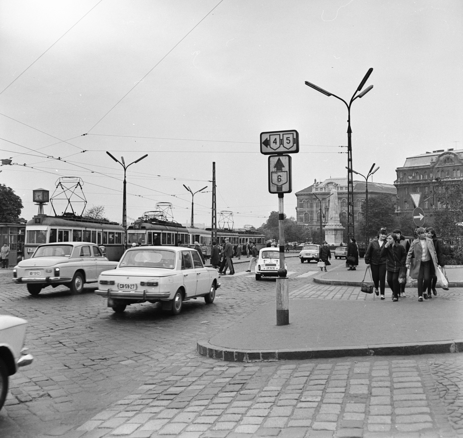 Magyarország, Budapest XI., Szent Gellért tér., 1969, FŐMTERV, Domonkos Endre, Budapest, Fortepan #252628