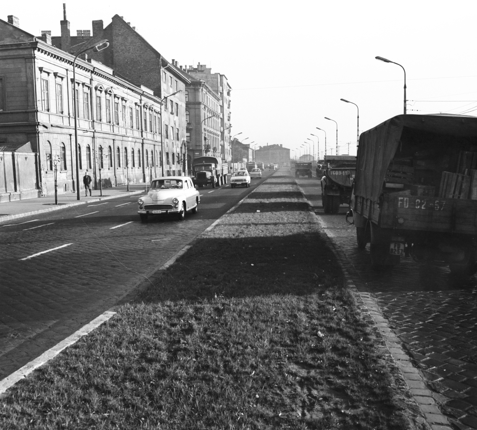 Hungary, Budapest IX., a Soroksári út Tinódi utca - Ipar utca - Dandár utca közötti szakasza., 1969, FŐMTERV, Budapest, Fortepan #252656