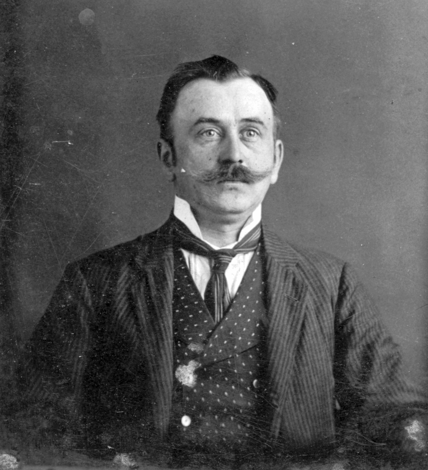 1920, Fortepan, portré, bajusz, férfi, Fortepan #25271