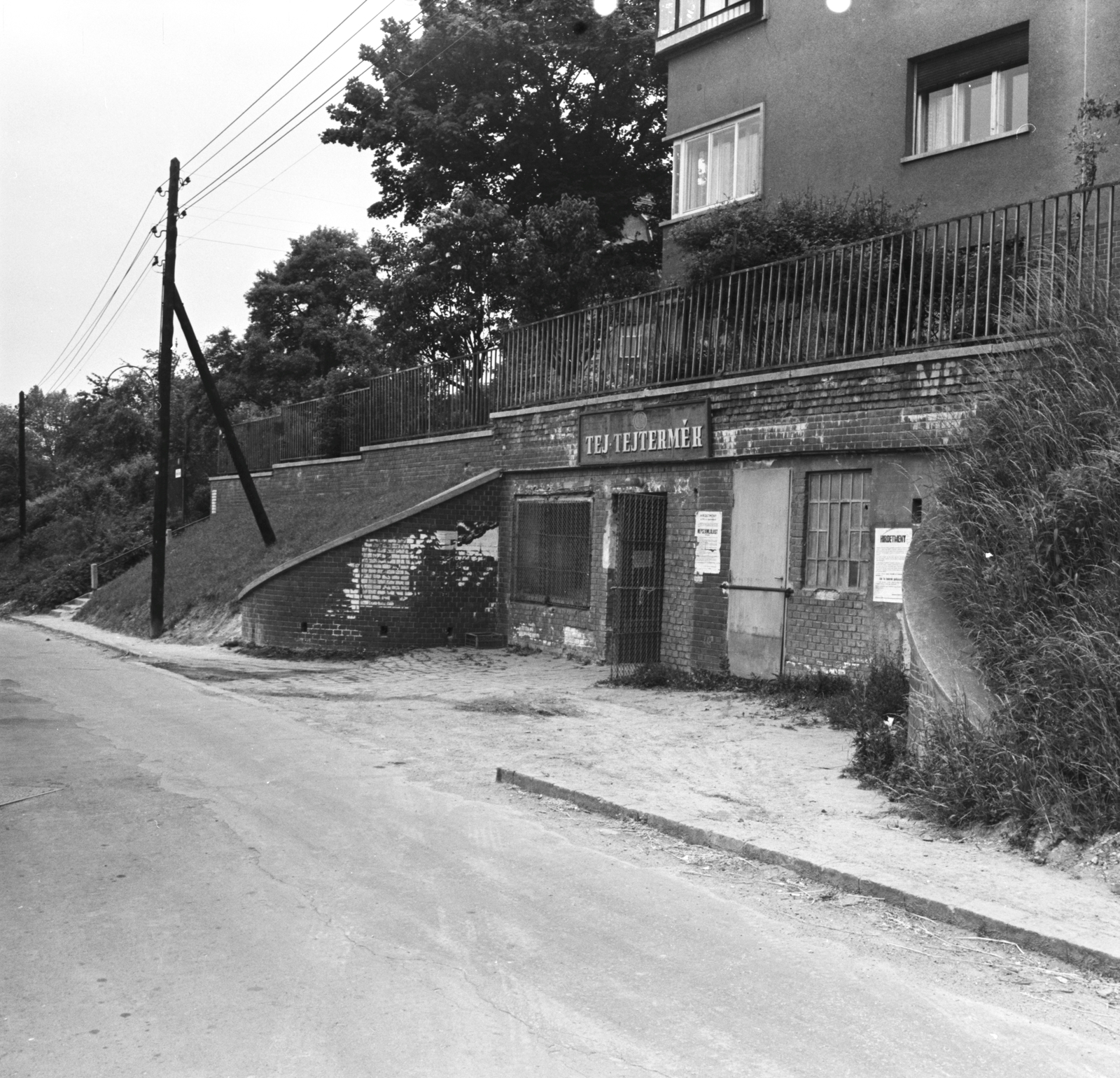 Hungary, Budapest II., Versec sor, balra a Keskeny utca végén lévő lépcső látszik., 1970, FŐMTERV, Budapest, Fortepan #252746