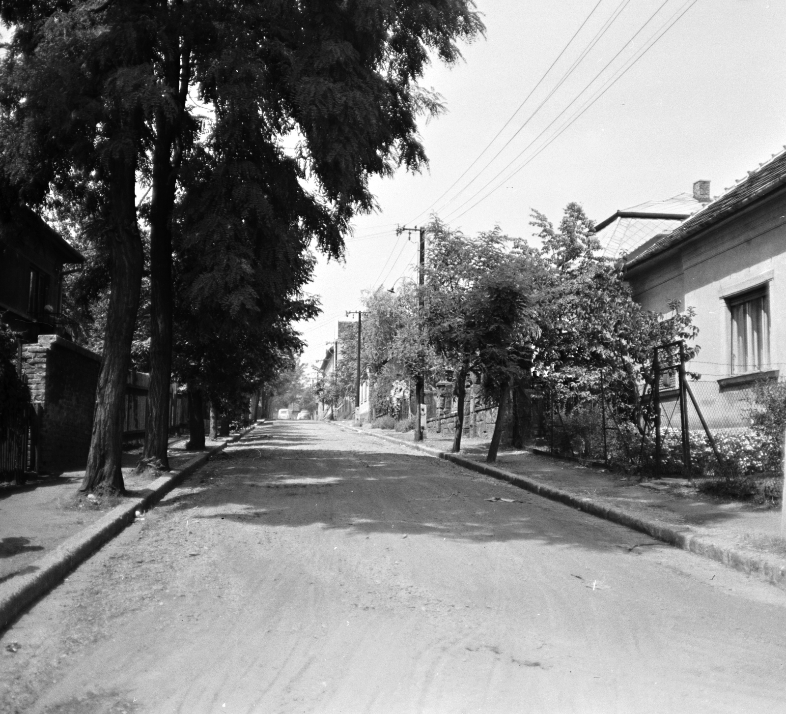 Hungary, Budapest XX., Pesti utca a János (Ságvári Endre) utcától a Határ út felé nézve., 1971, FŐMTERV, Budapest, Fortepan #252999