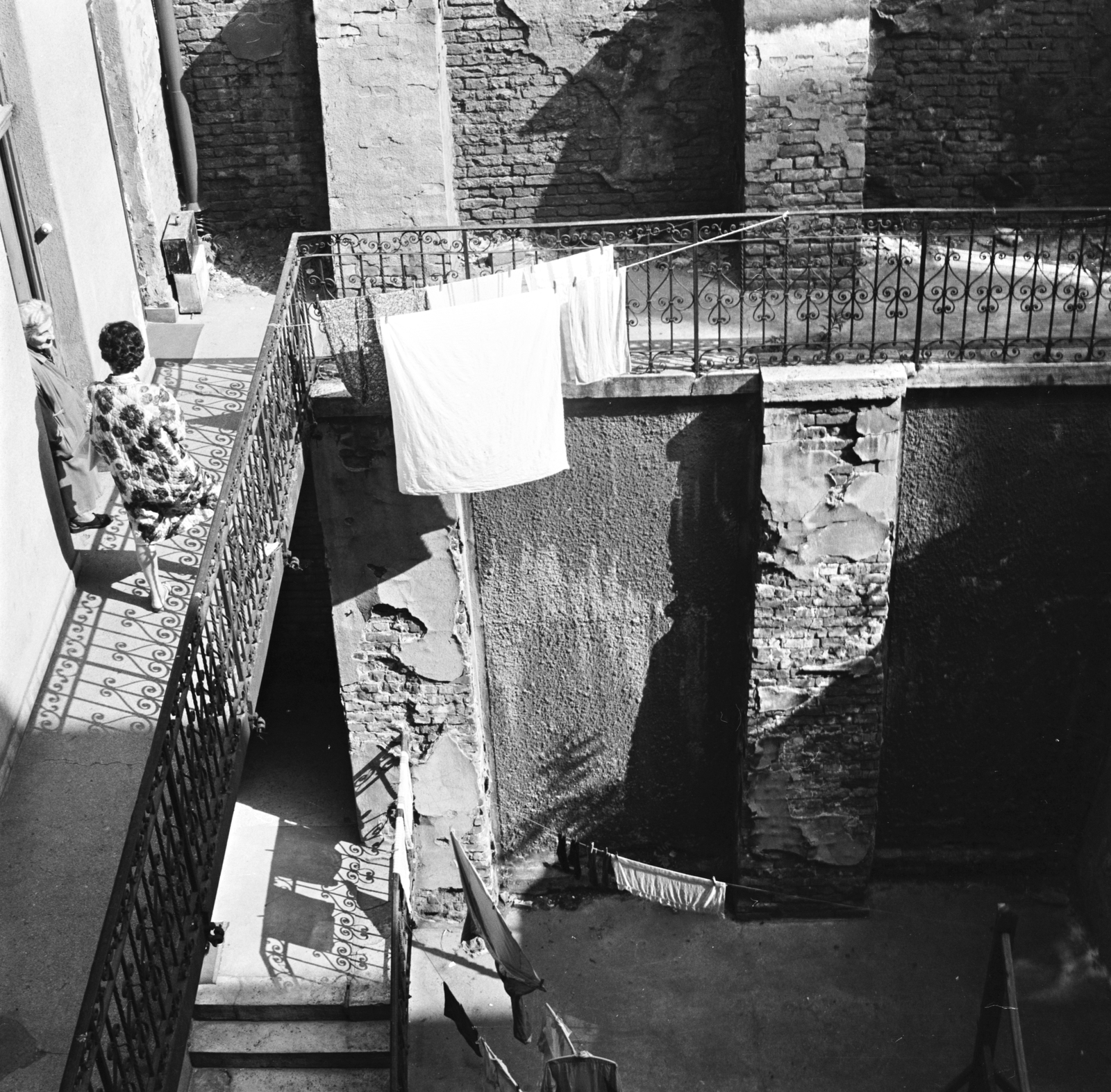 1971, FŐMTERV, hanging clothes, Best of, Fortepan #253056