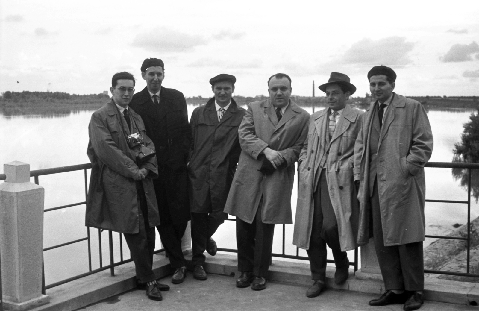 Hungary, Mohács, Mohács-Pécs ivó- és iparivíz távvezeték vízkivételi művénél készült a felvétel., 1962, Szánthó Zoltán, Fortepan #25335