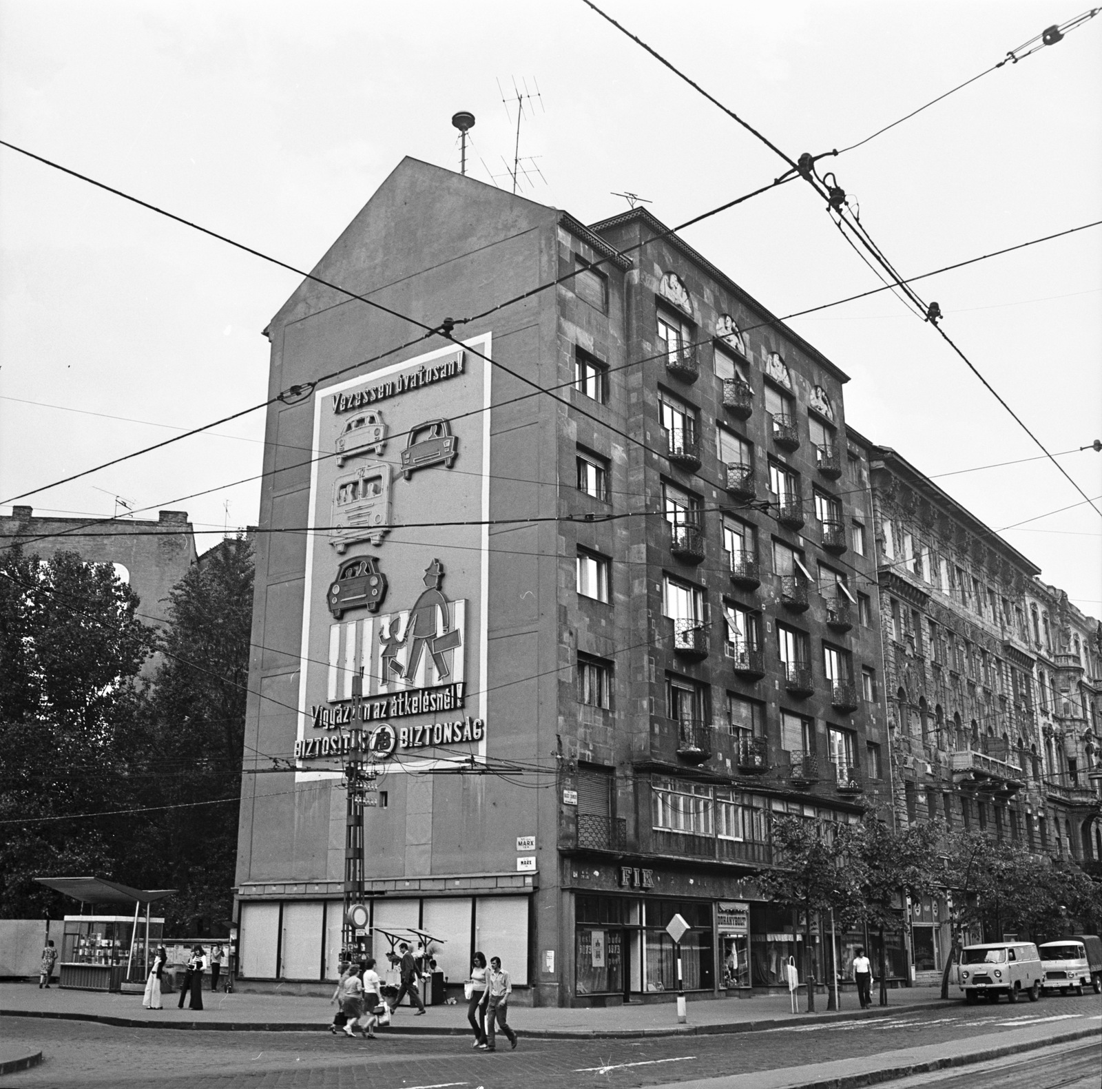 Hungary, Budapest VI., Nyugati (Marx) tér, pavilon a Bajcsy-Zsilinszky út közelében., 1973, FŐMTERV, Budapest, Best of, Fortepan #253376