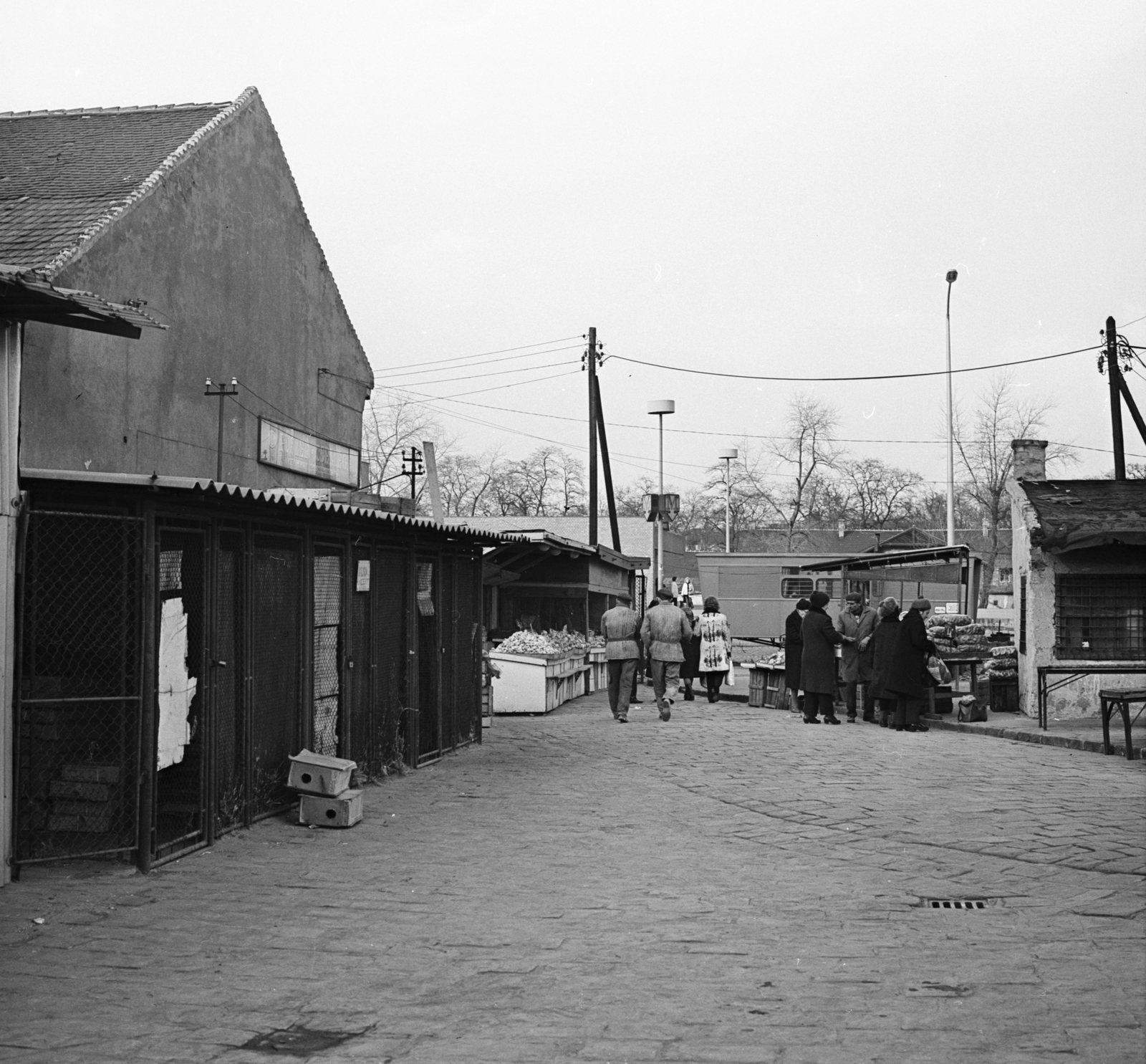 Magyarország, Budapest VIII., piac a Kerepesi út - Hungária körút kereszteződésnél., 1973, FŐMTERV, Domonkos Endre, Budapest, Fortepan #253440