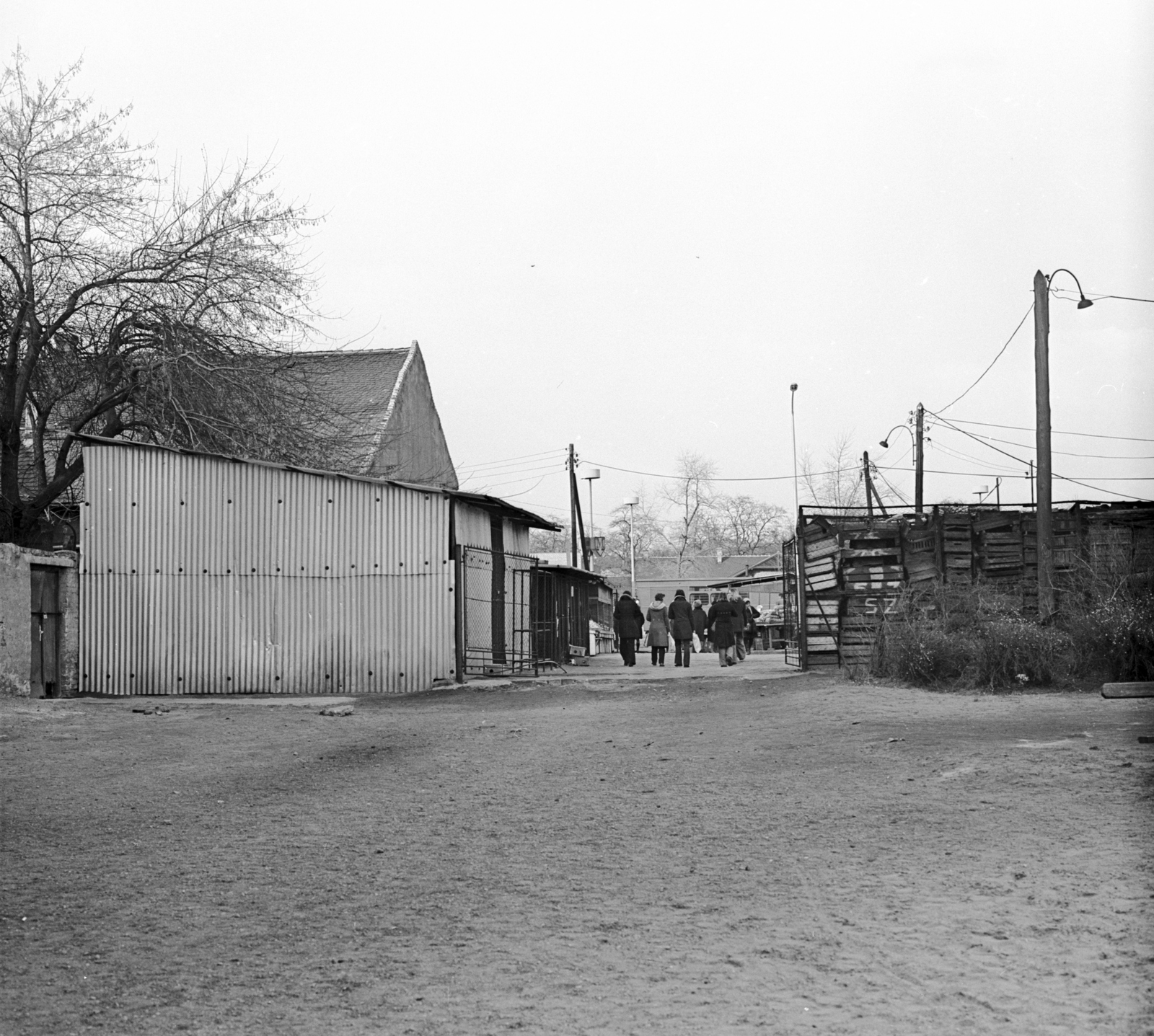Hungary, Budapest VIII., piac a Kerepesi út - Hungária körút kereszteződésnél., 1973, FŐMTERV, Budapest, Fortepan #253441