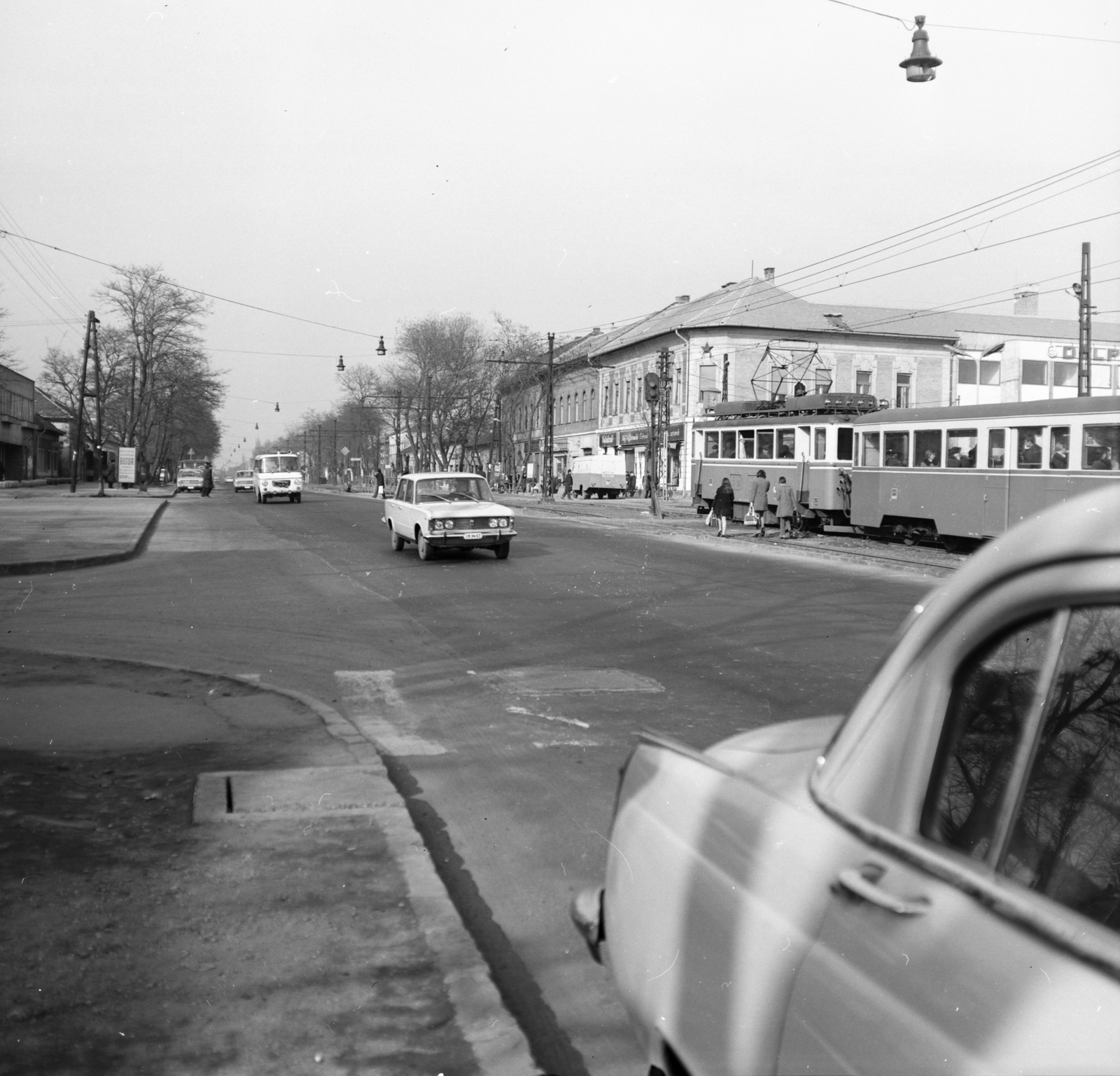 Magyarország, Budapest XXIII., Hősök tere., 1974, FŐMTERV, Domonkos Endre, Budapest, Polski Fiat 125p, Fortepan #253486