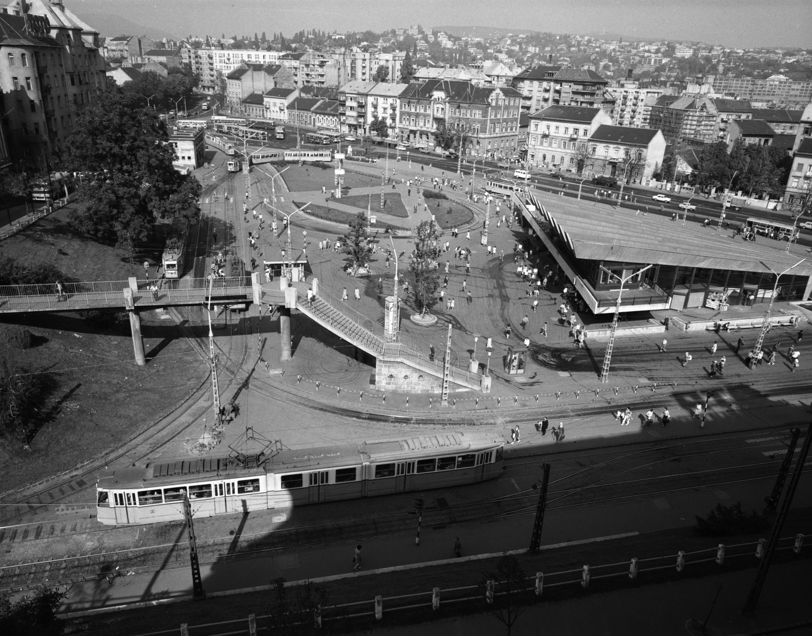 Hungary, Budapest I.,Budapest II.,Budapest XII., Széll Kálmán (Moszkva) tér., 1975, FŐMTERV, Budapest, Fortepan #253609