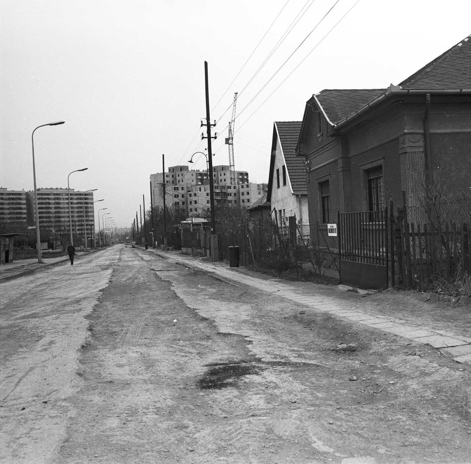 Hungary, Budapest XI., a Neszmélyi út Csárda utcától - Menyecske utca - Péterhegyi út felé vezető szakasza., 1981, FŐMTERV, Budapest, Fortepan #253910