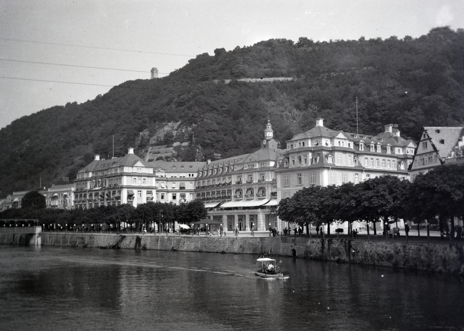 Germany, előtérben a Lahn folyó., 1916, Kriszt Béla, Fortepan #254165