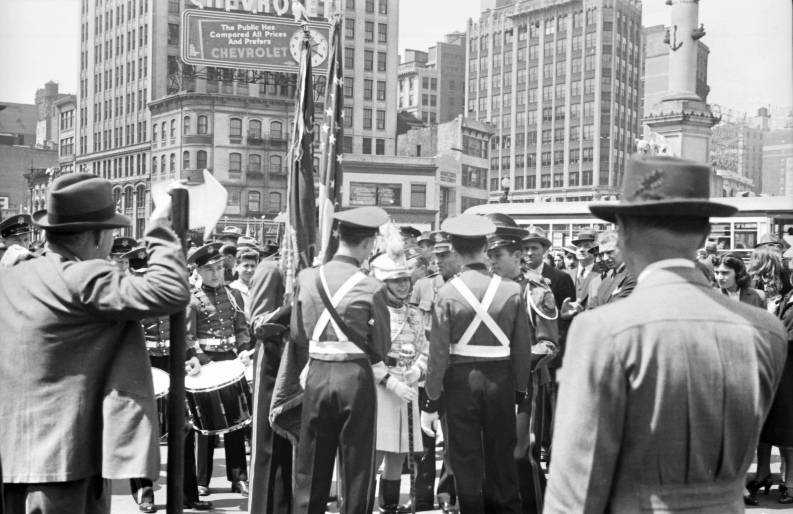 USA, New York, Columbus körforgalom., 1939, Fortepan, street view, Fortepan #25418
