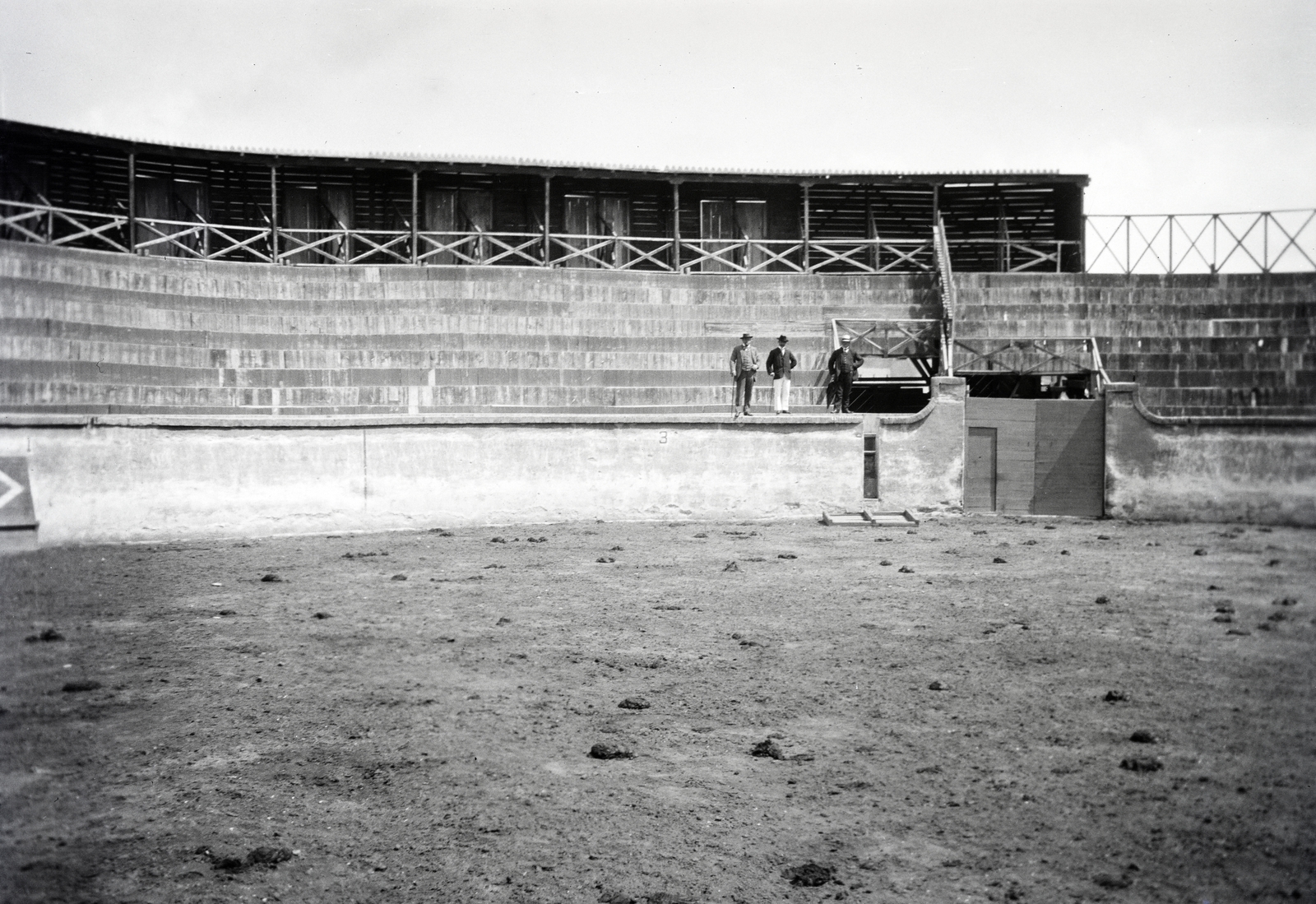 1913, Kriszt Béla, stadium, Fortepan #254187