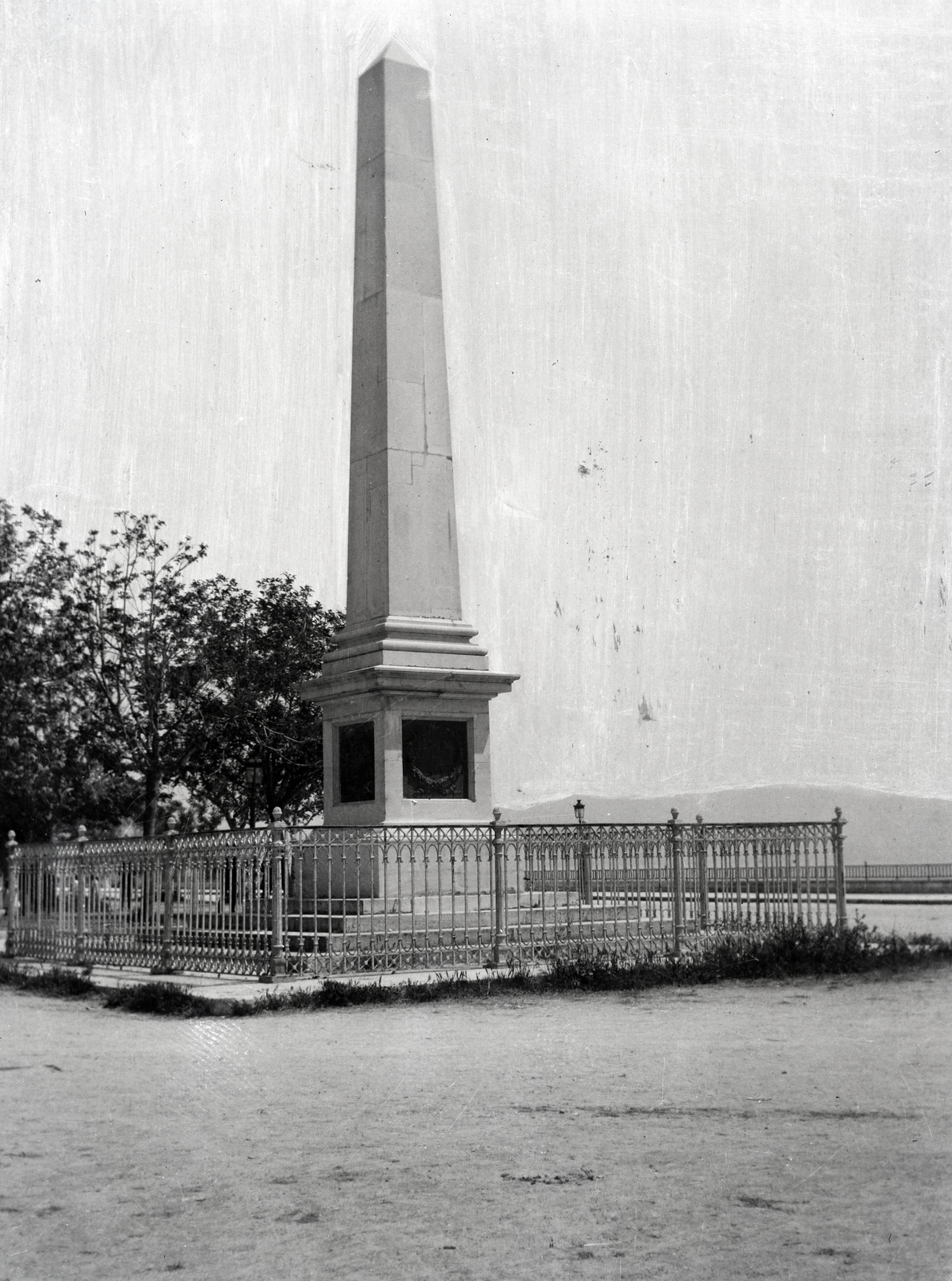 1913, Kriszt Béla, Obelisk, Fortepan #254188