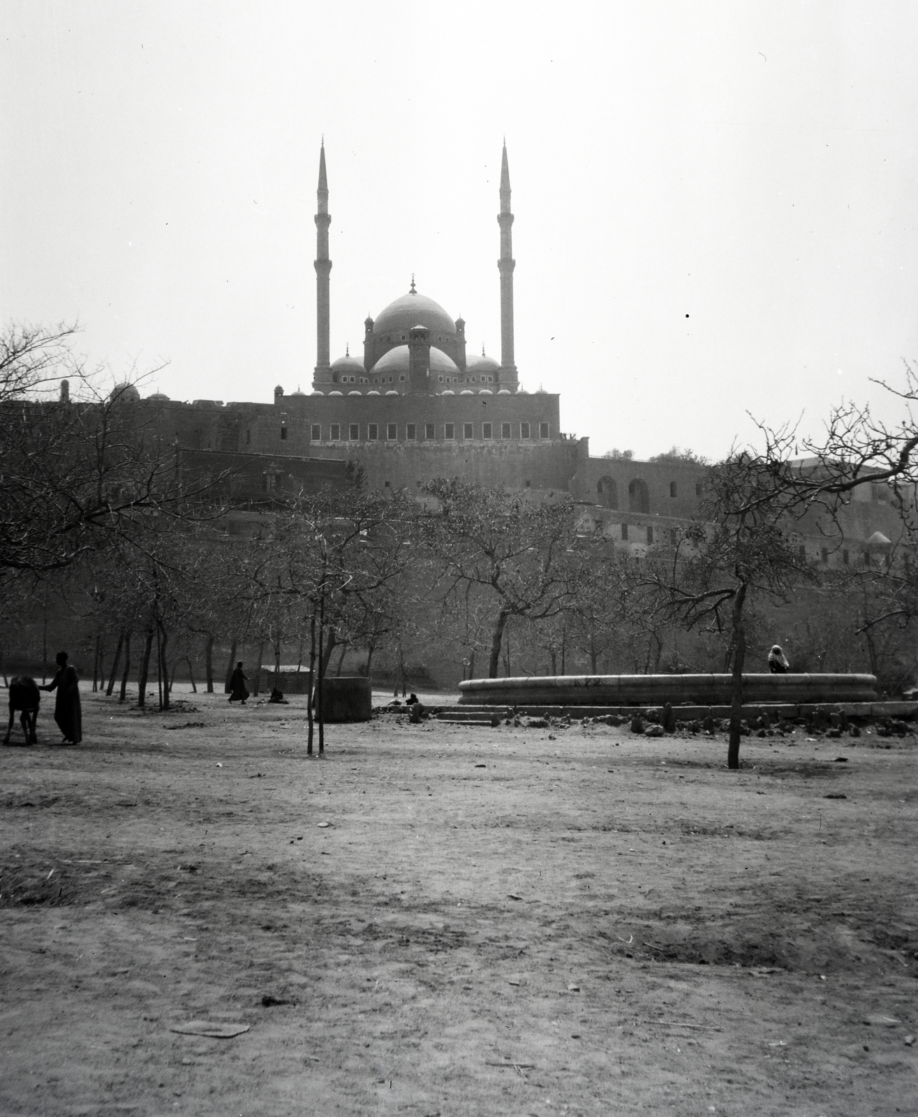 Egypt, Cairo, a Mohamed Ali mecset a Citadellában., 1913, Kriszt Béla, Fortepan #254278