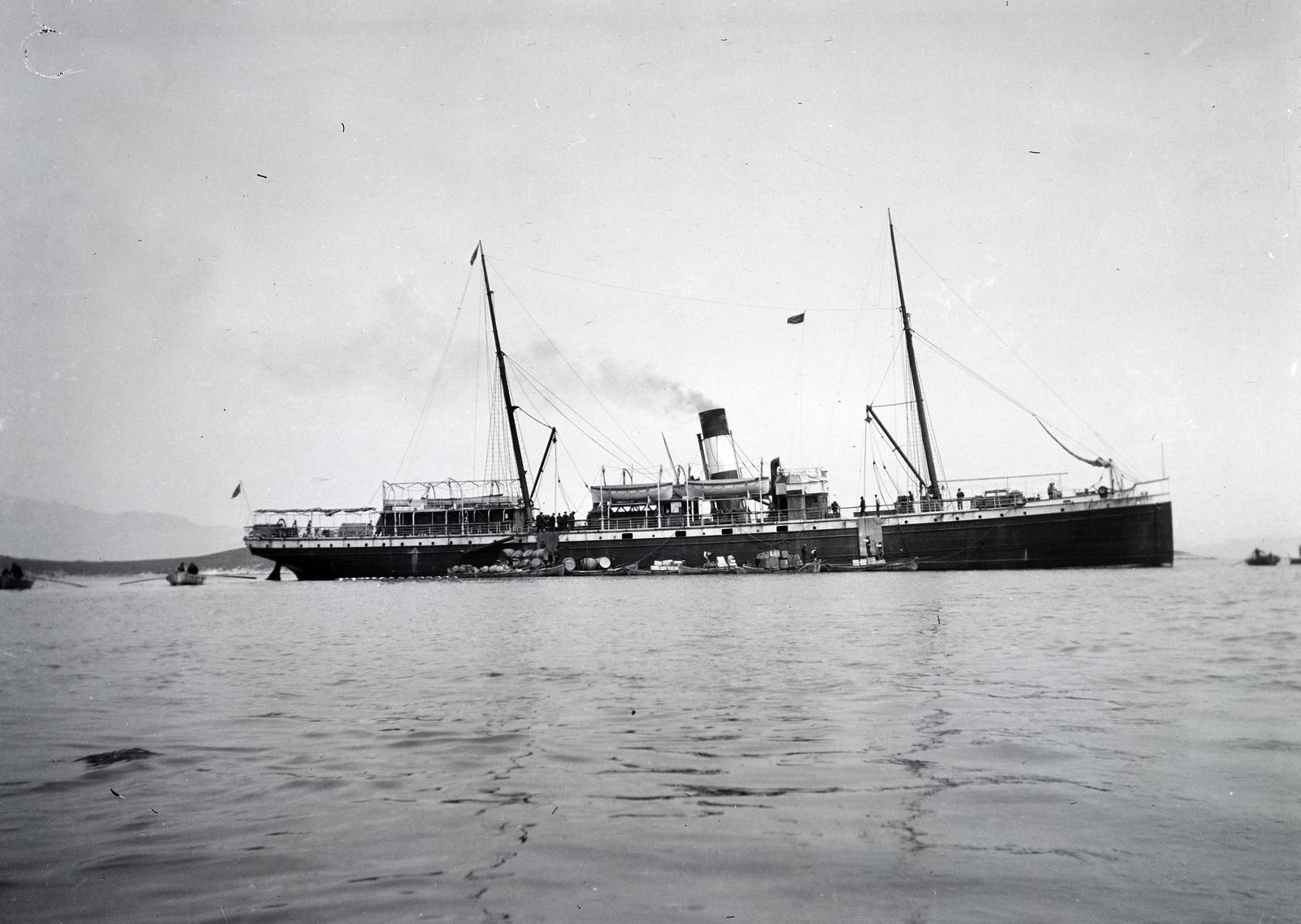 1913, Kriszt Béla, steamboat, Fortepan #254287