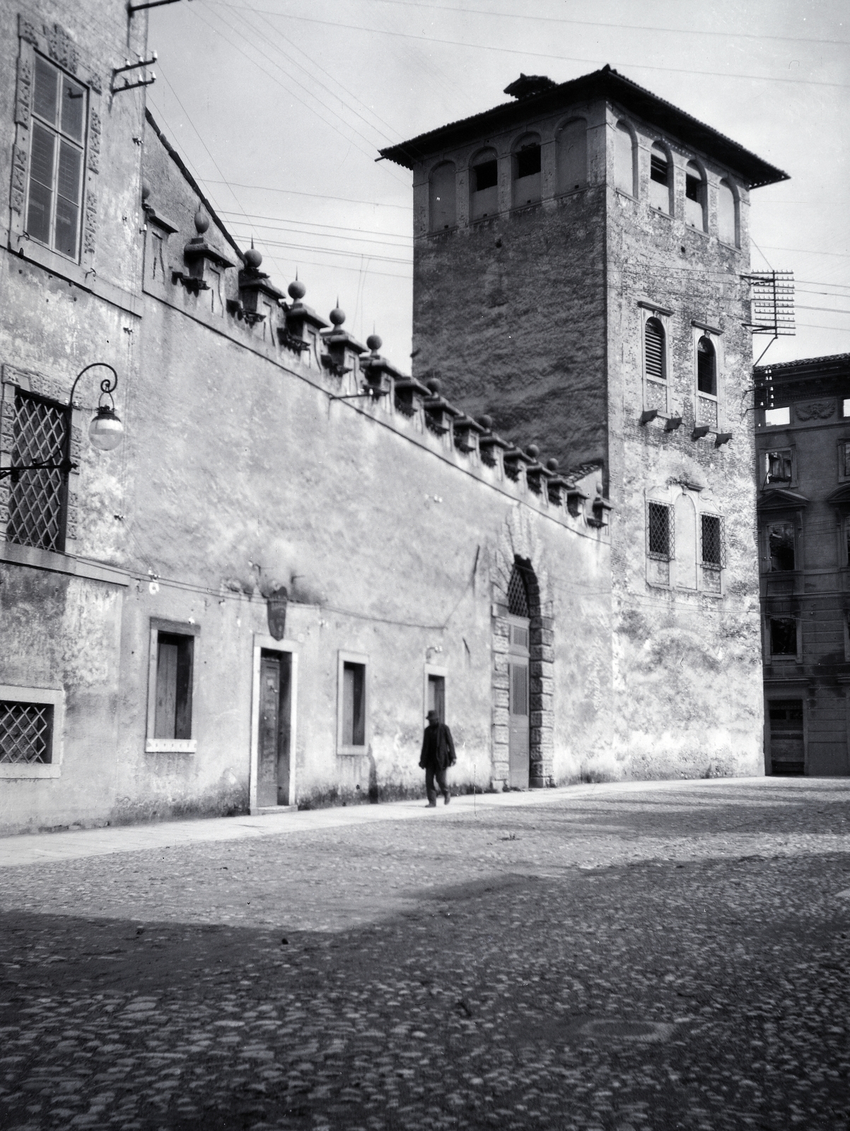Italy, Udine, Via Antonio Zanon, Santa Maria torony., 1918, Kriszt Béla, Fortepan #254318