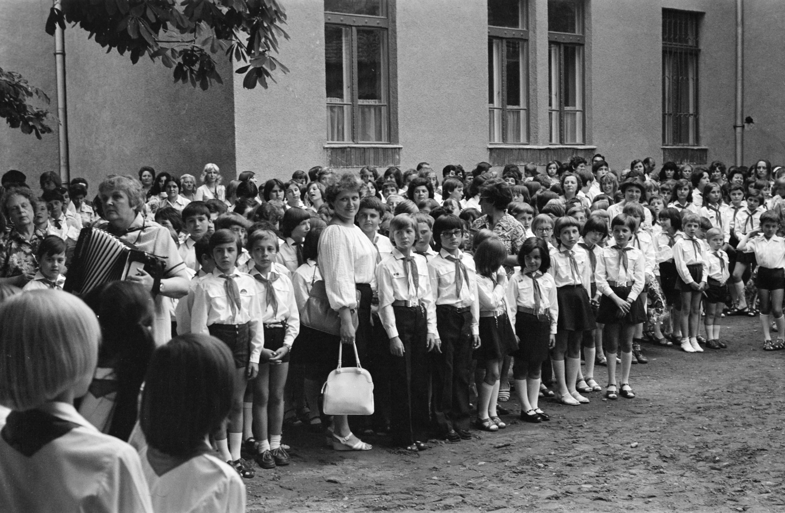1973, Otruba Ferenc és Zoltán, accordion, Fortepan #254396