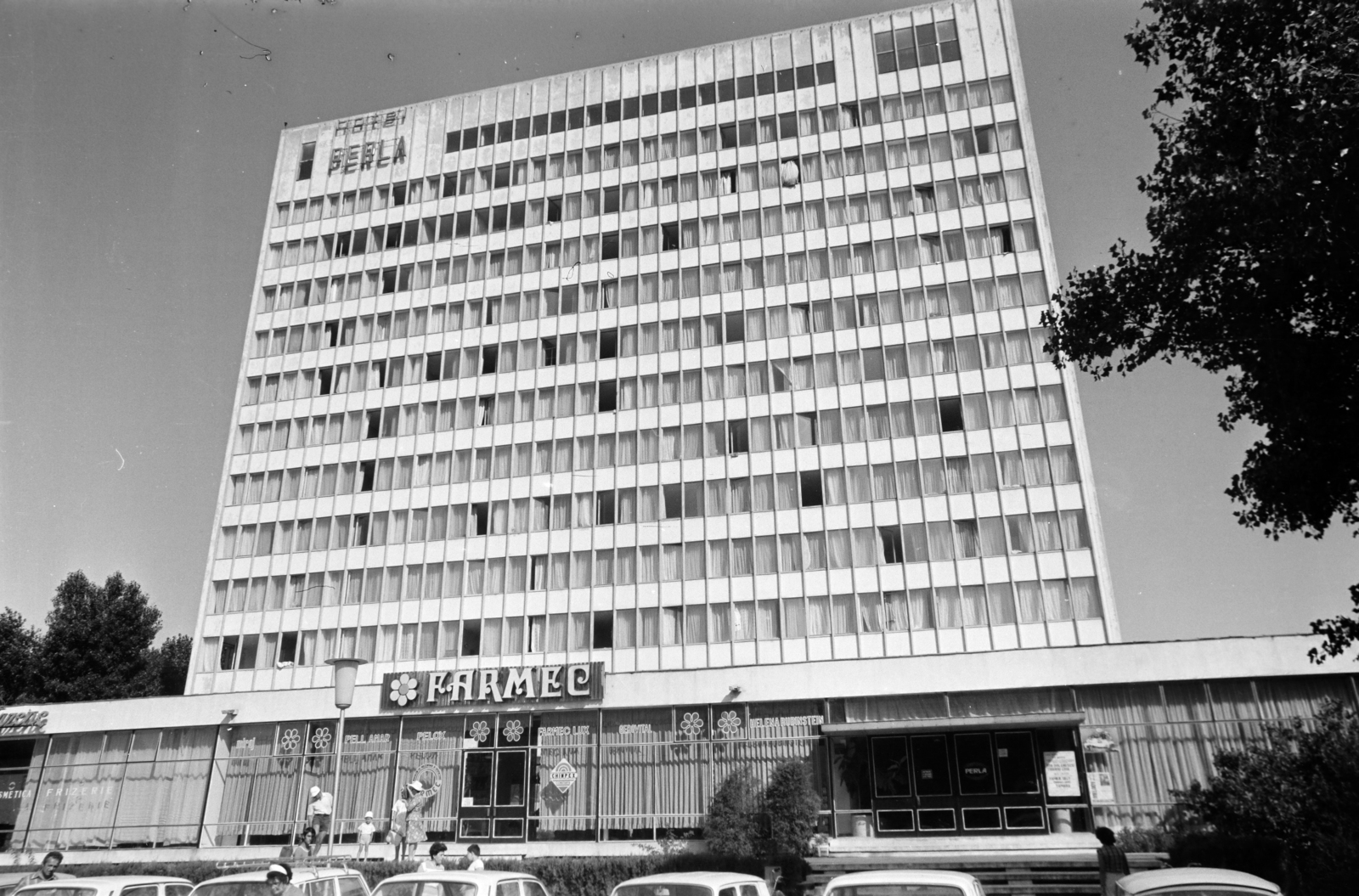 Romania, Constanța, Mamaia, a Hotel Perla., 1974, Otruba Ferenc és Zoltán, Fortepan #254409