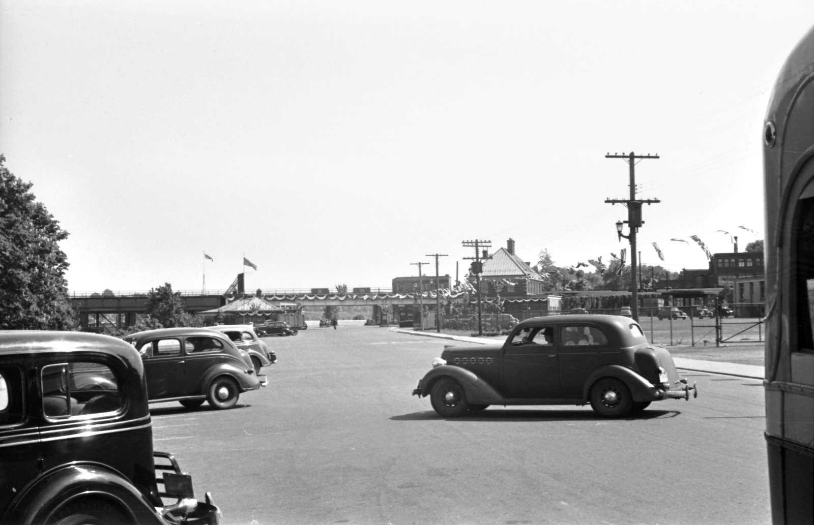 Amerikai Egyesült Államok, New York állam, Niagara Falls, River Road., 1939, Fortepan, automobil, Plymouth-márka, Fortepan #25441