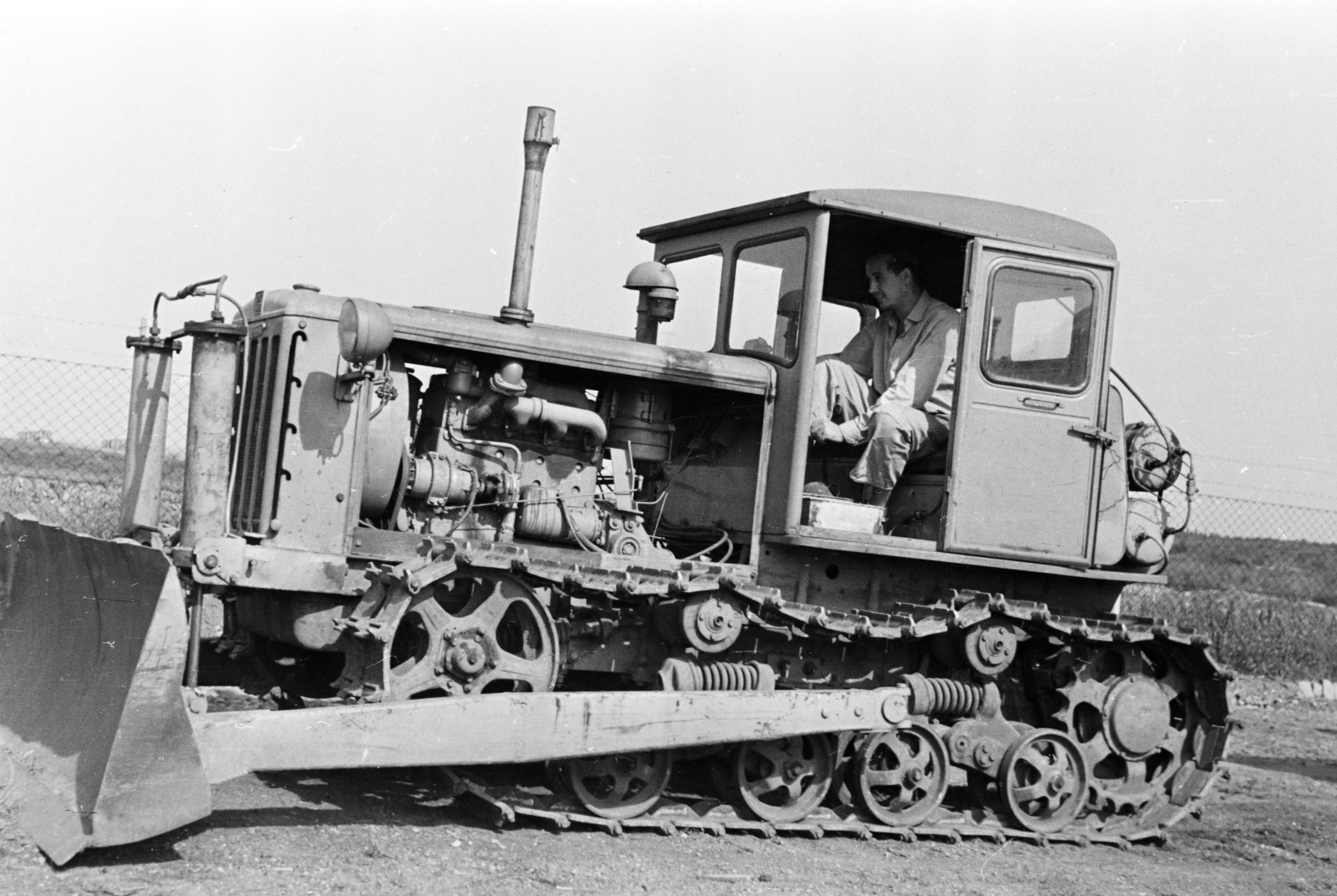 1959, Otruba Ferenc és Zoltán, track, Stalinec-brand, Fortepan #254562